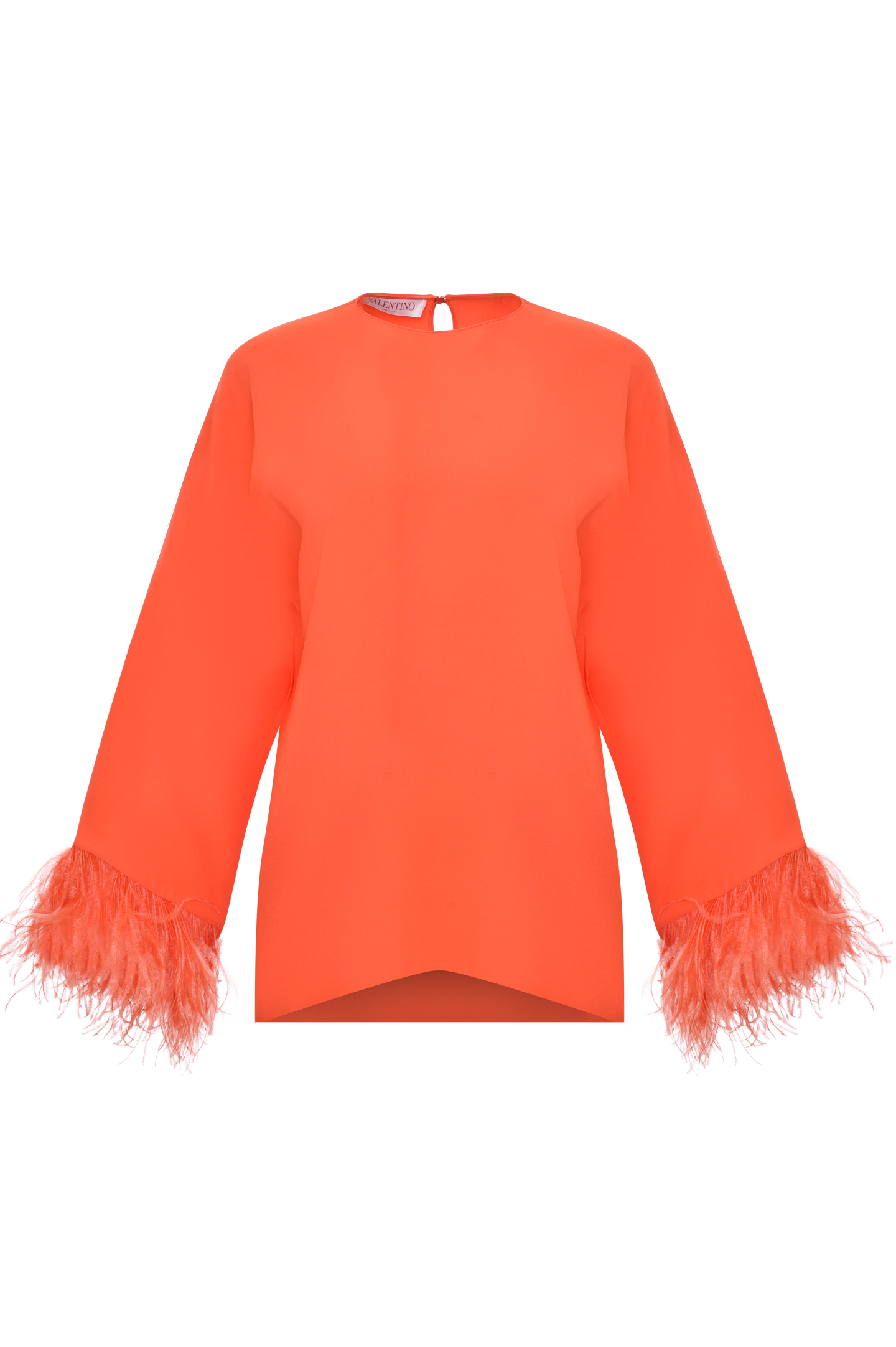 Блуза VALENTINO PAP XB3AE6U01MM, цвет: Оранжевый, Женский