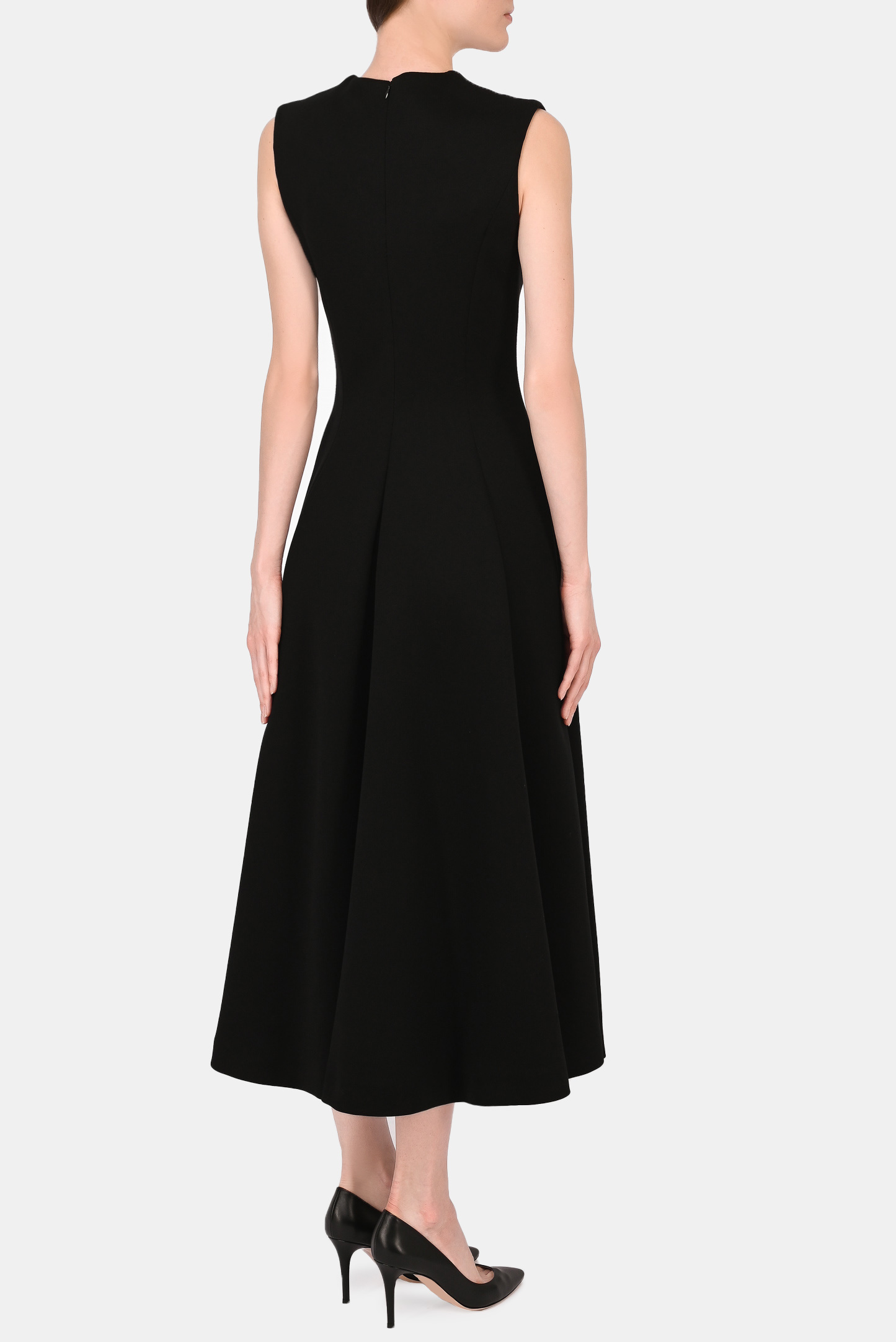 Платье ALEXANDER MCQUEEN 679308 QLABN, цвет: Черный, Женский