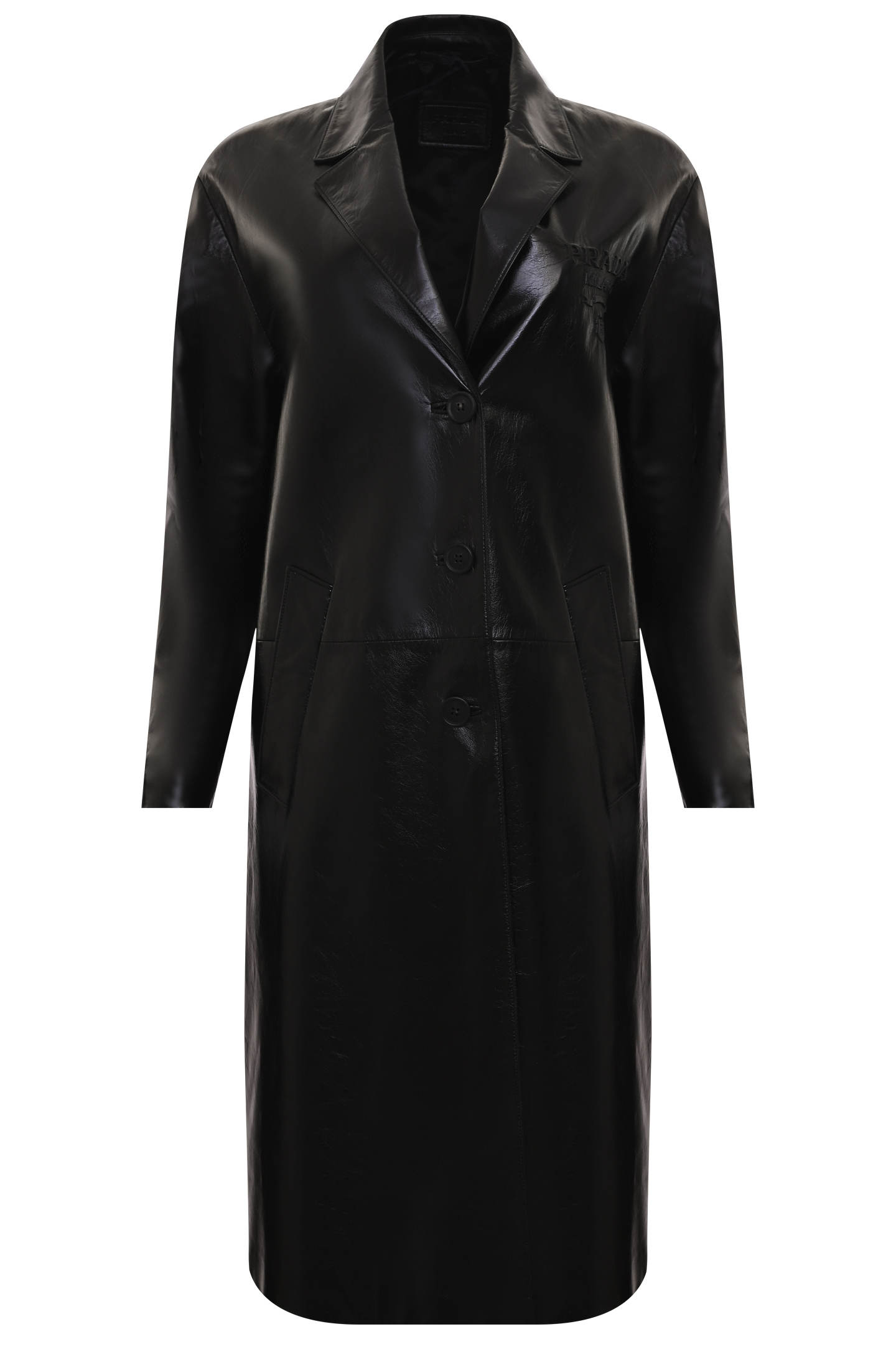 Пальто PRADA 56A018 10RE, цвет: Черный, Женский