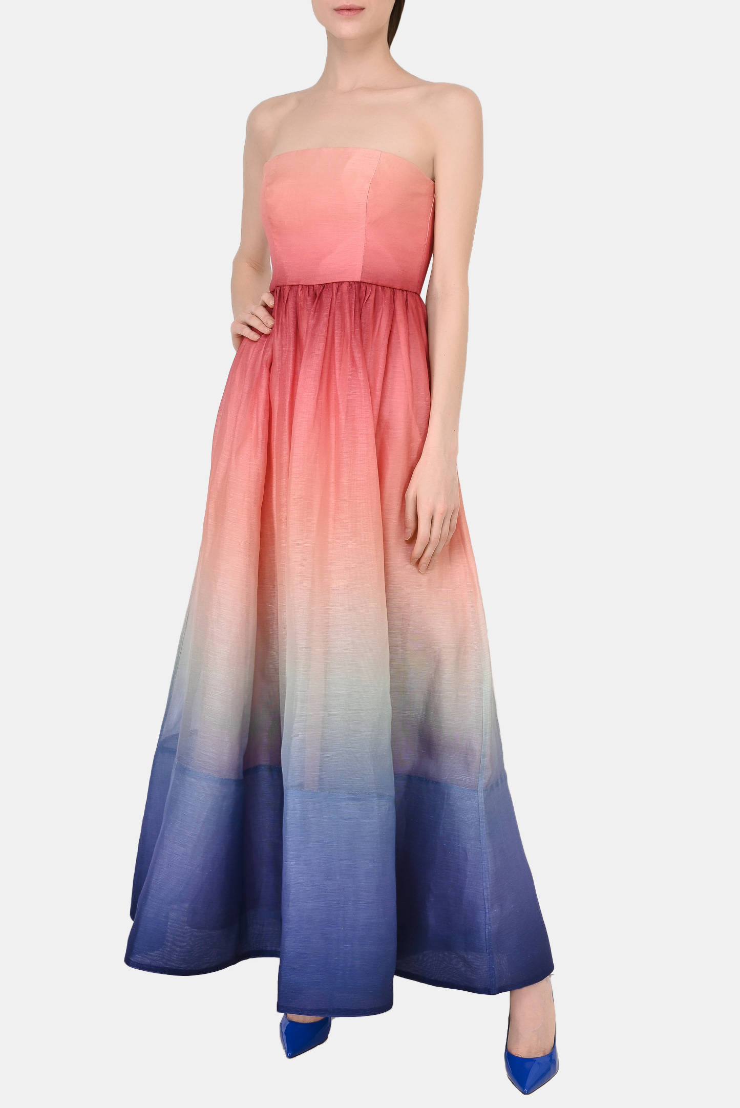 Платье ZIMMERMANN 3307DPOS, цвет: Разноцветный, Женский