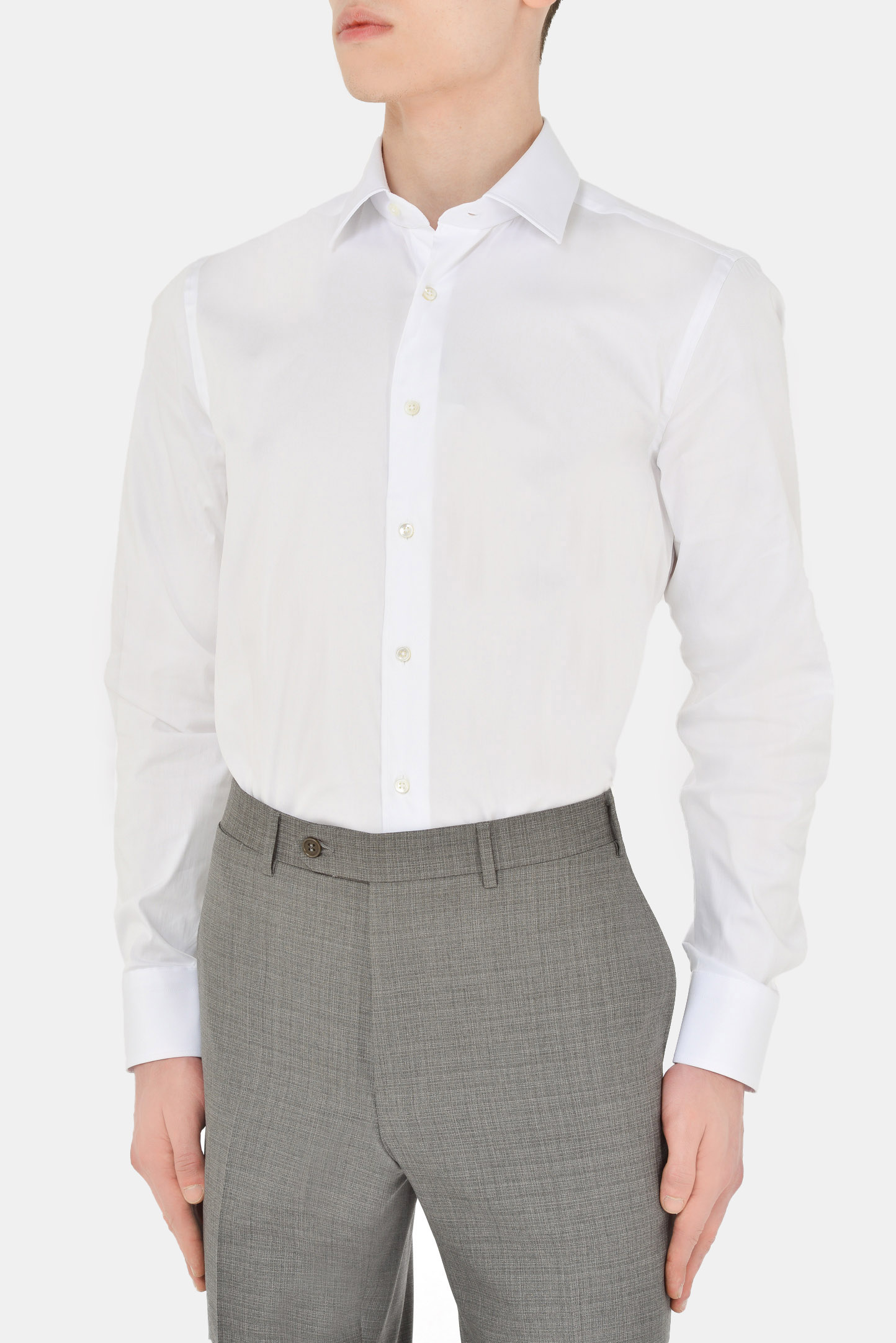 Рубашка CANALI GA00103/001, цвет: Белый, Мужской