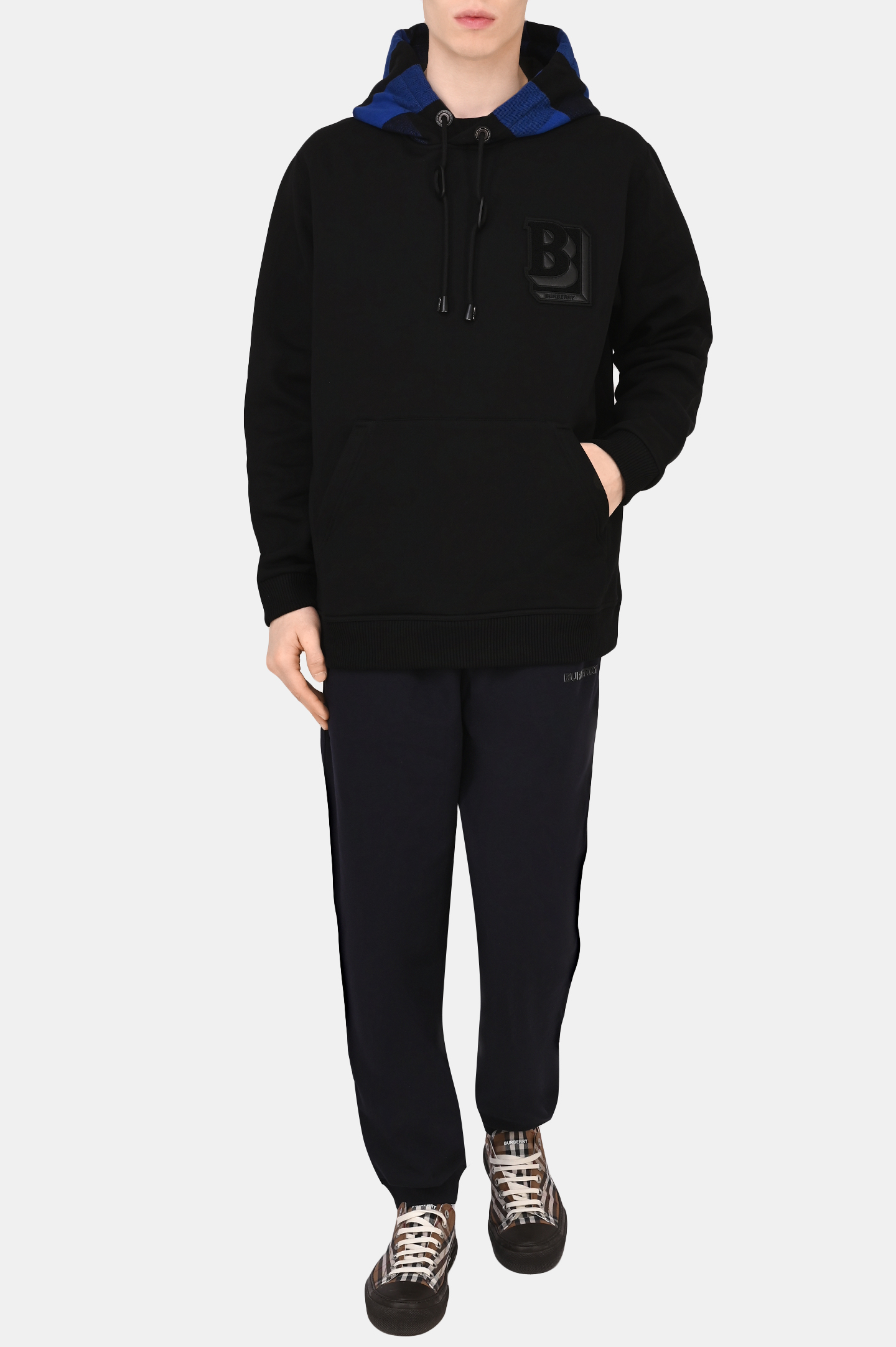 Худи BURBERRY 8049955, цвет: Черный, Мужской
