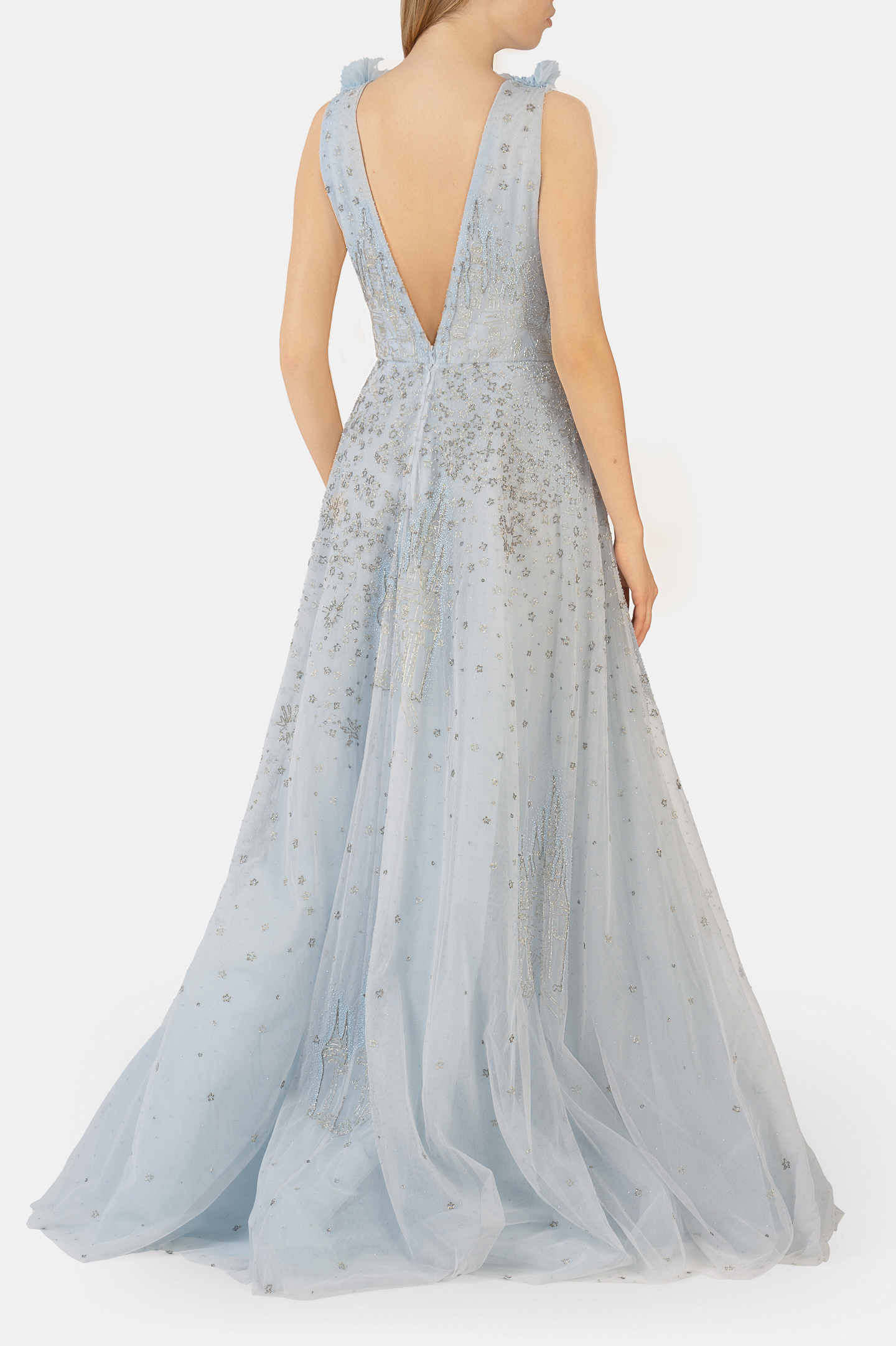 Платье ZUHAIR MURAD 005 TETE001 144115, цвет: Голубой, Женский