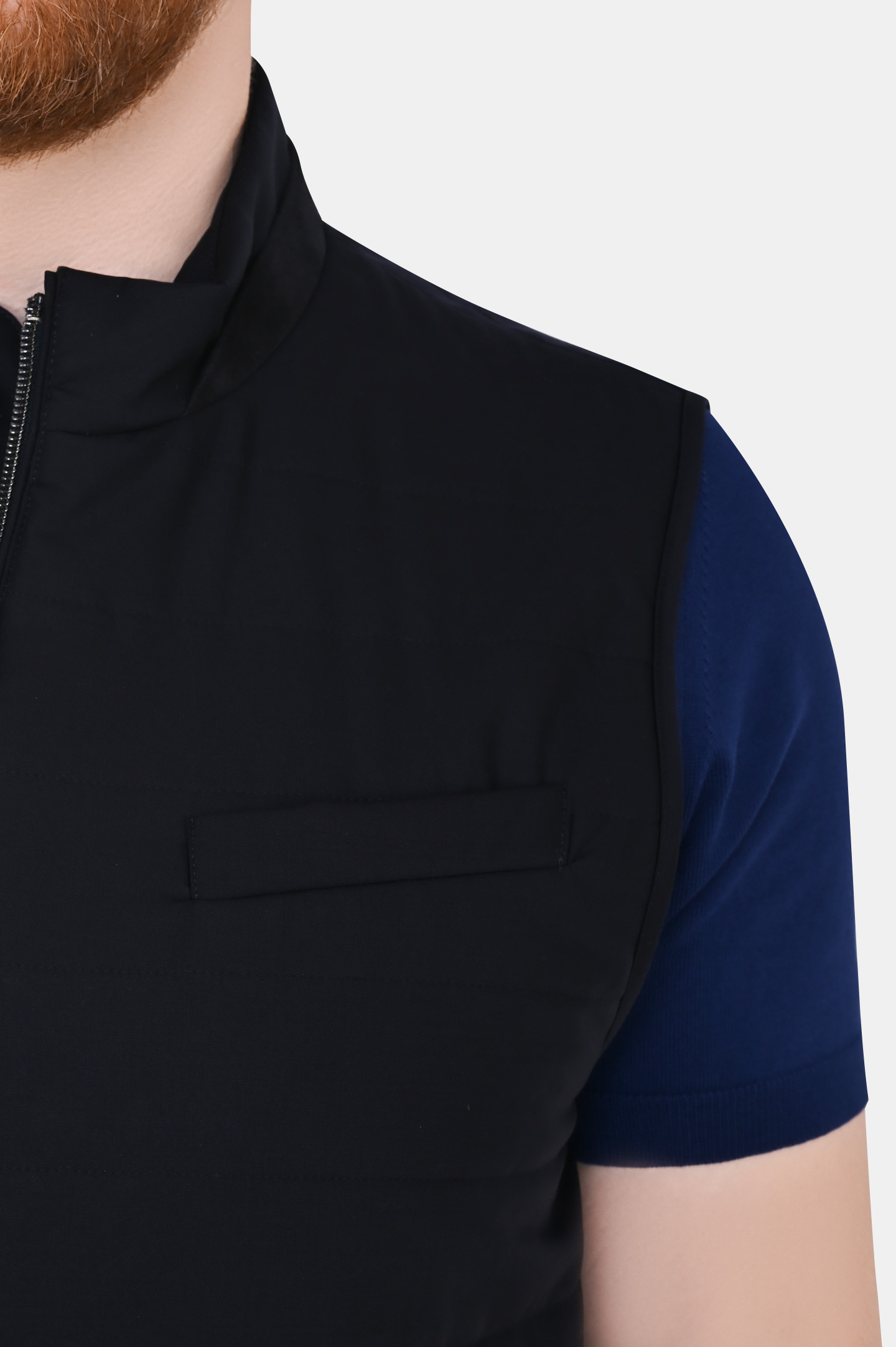 Жилет CANALI SR01620 O40698, цвет: Синий, Мужской