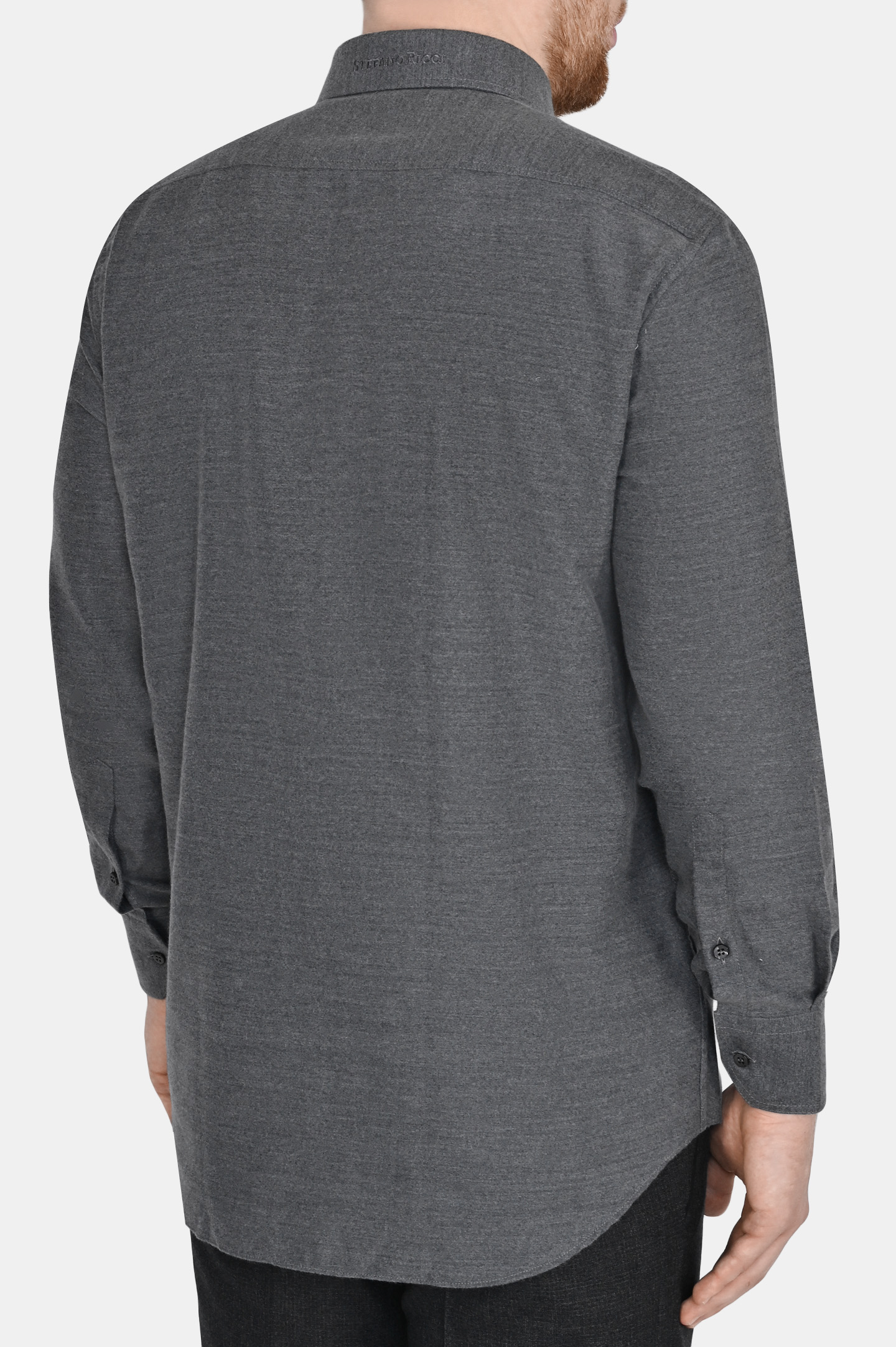 Рубашка STEFANO RICCI MC006620 R2462, цвет: Серый, Мужской