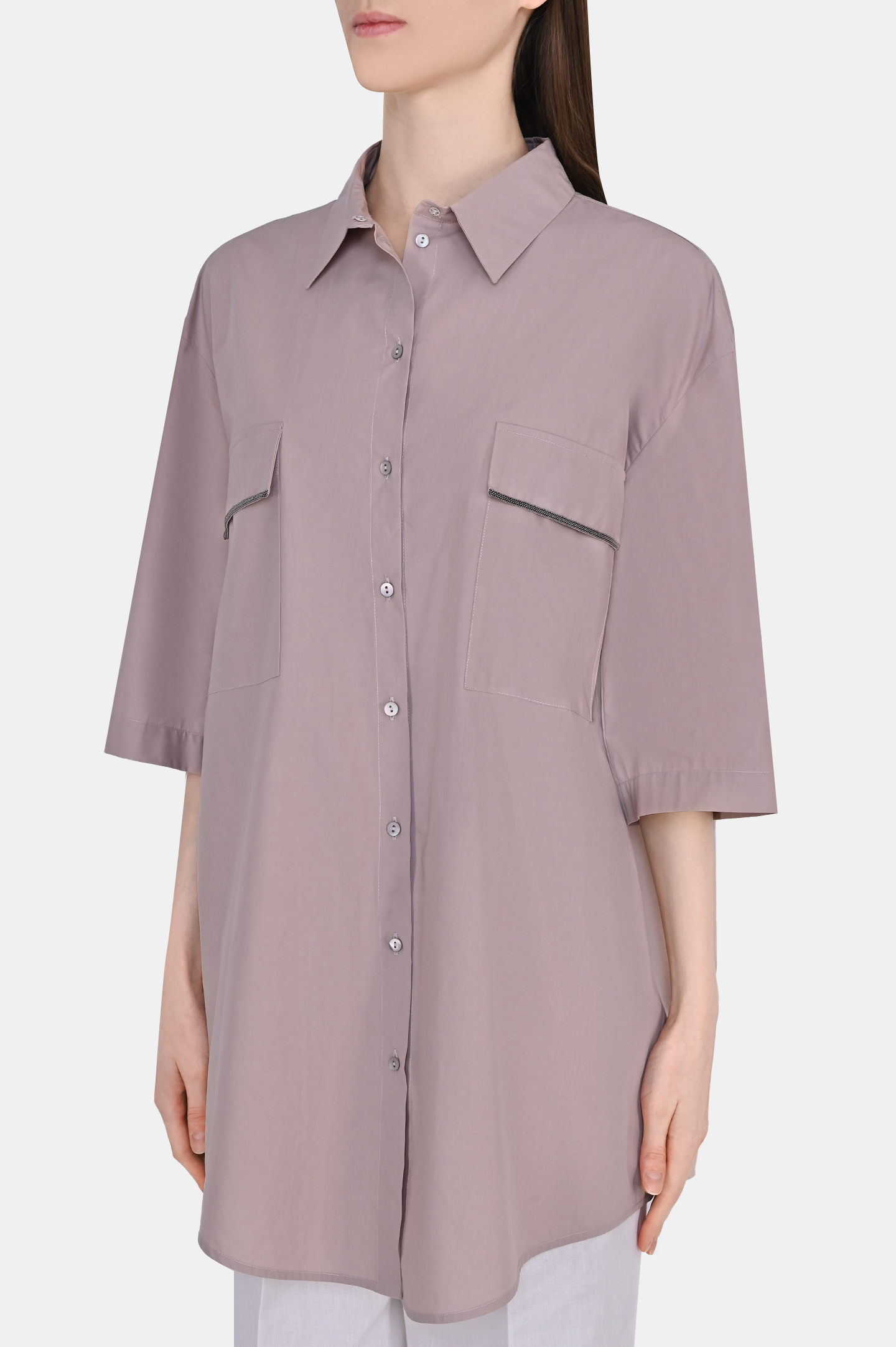 Рубашка FABIANA FILIPPI CAD273W359D252, цвет: Персиковый, Женский