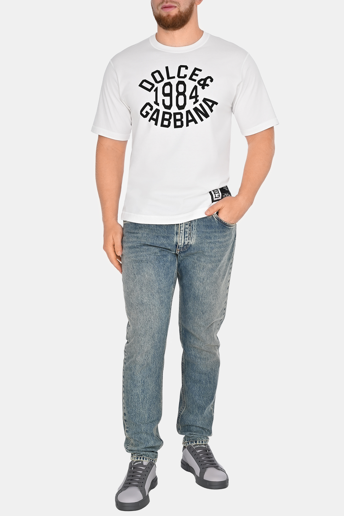 Джинсы DOLCE & GABBANA GYJCCD G8ME5, цвет: Голубой, Мужской