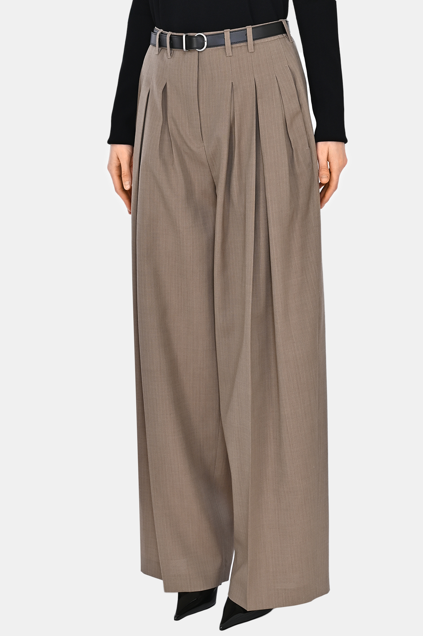 Брюки JIL SANDER J02KA0241 J40171, цвет: Бежевый, Женский