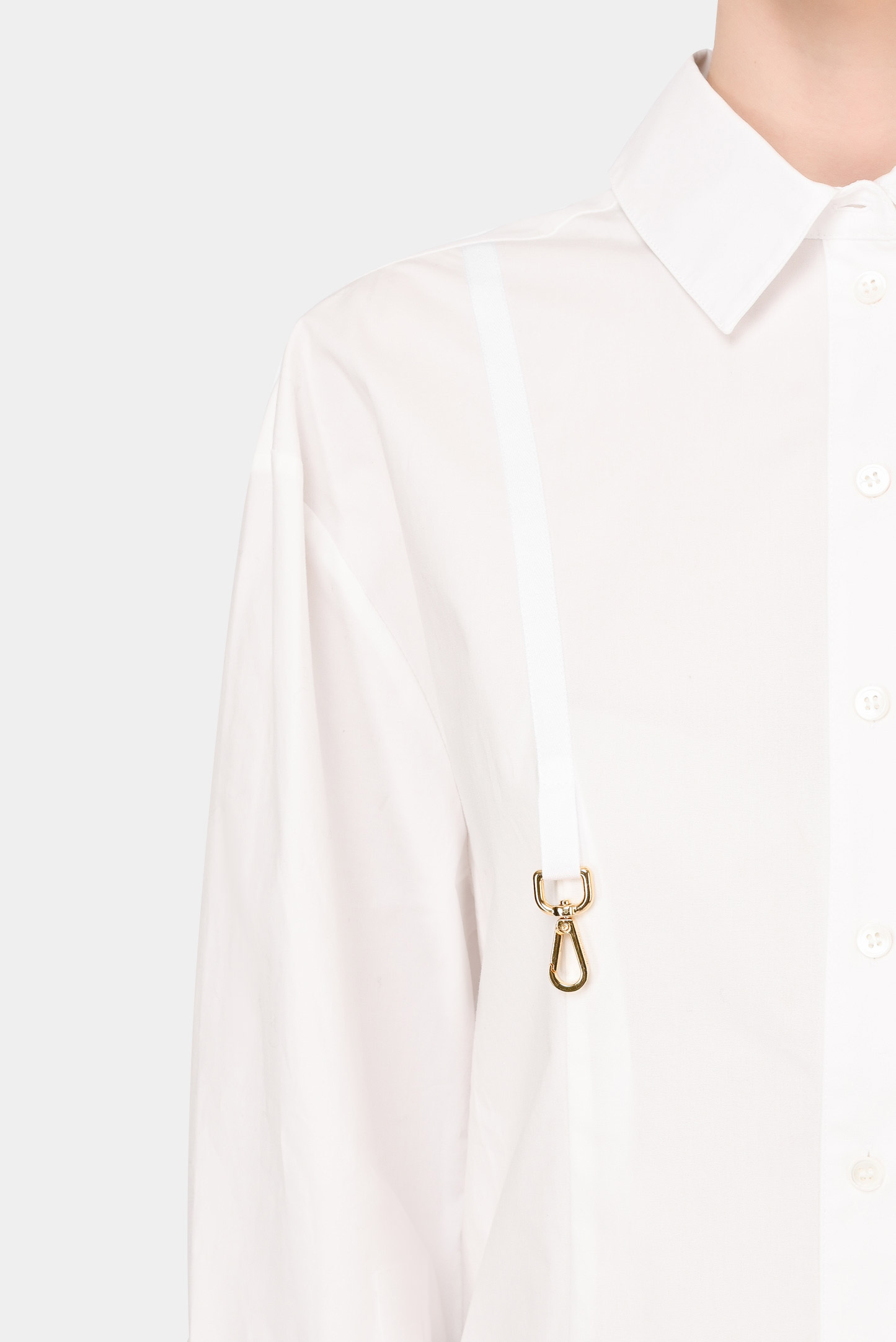 Блуза JACQUEMUS 213SH004, цвет: Белый, Женский