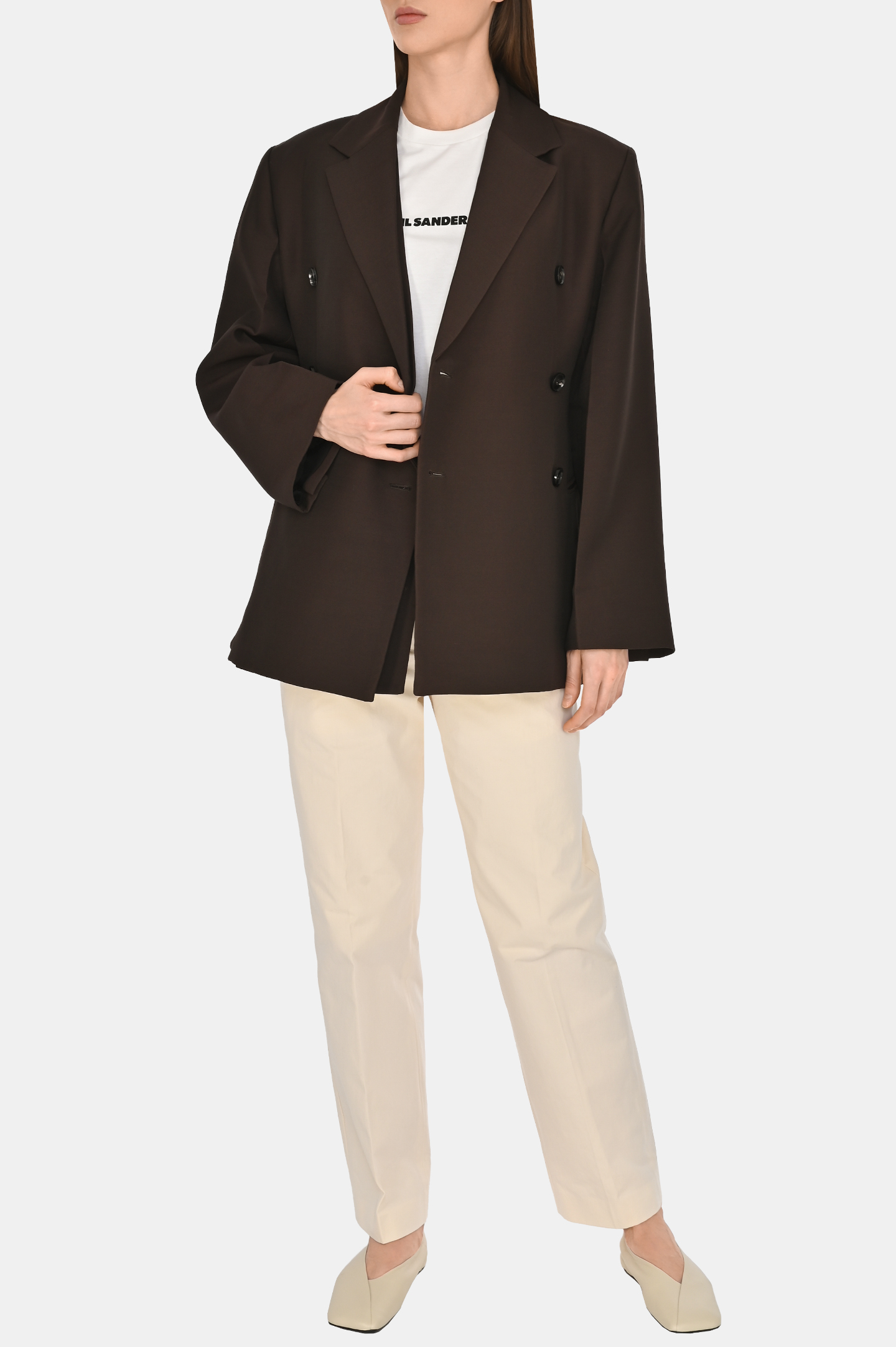 Футболка JIL SANDER J40GC0118, цвет: Белый, Женский