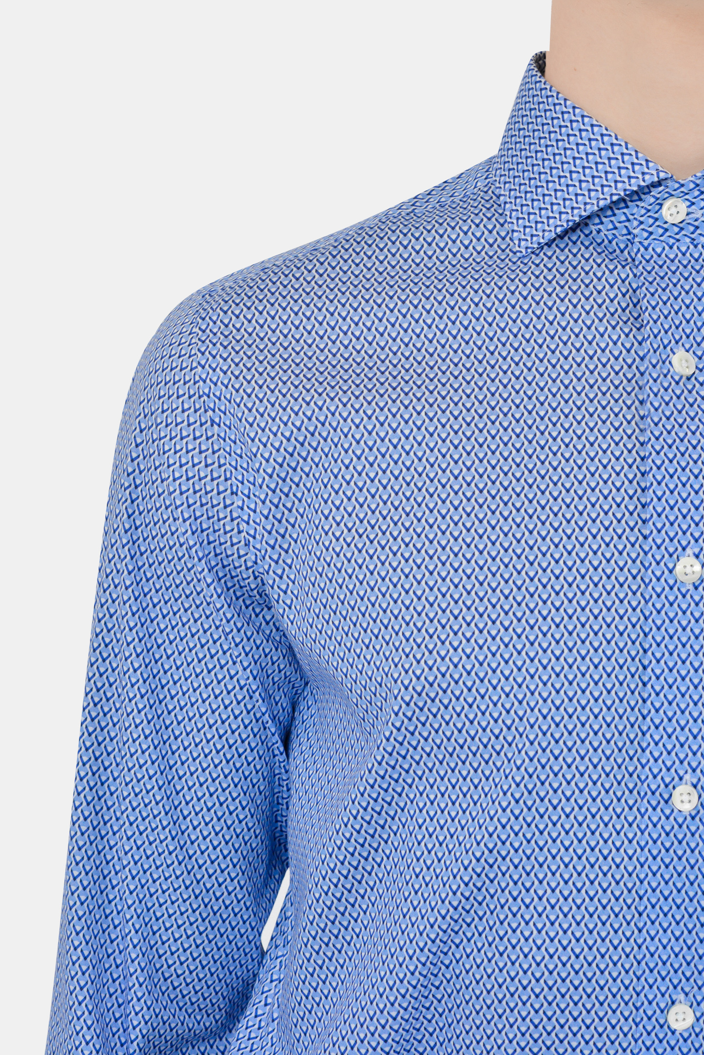 Рубашка CANALI GR02286/301, цвет: Синий, Мужской