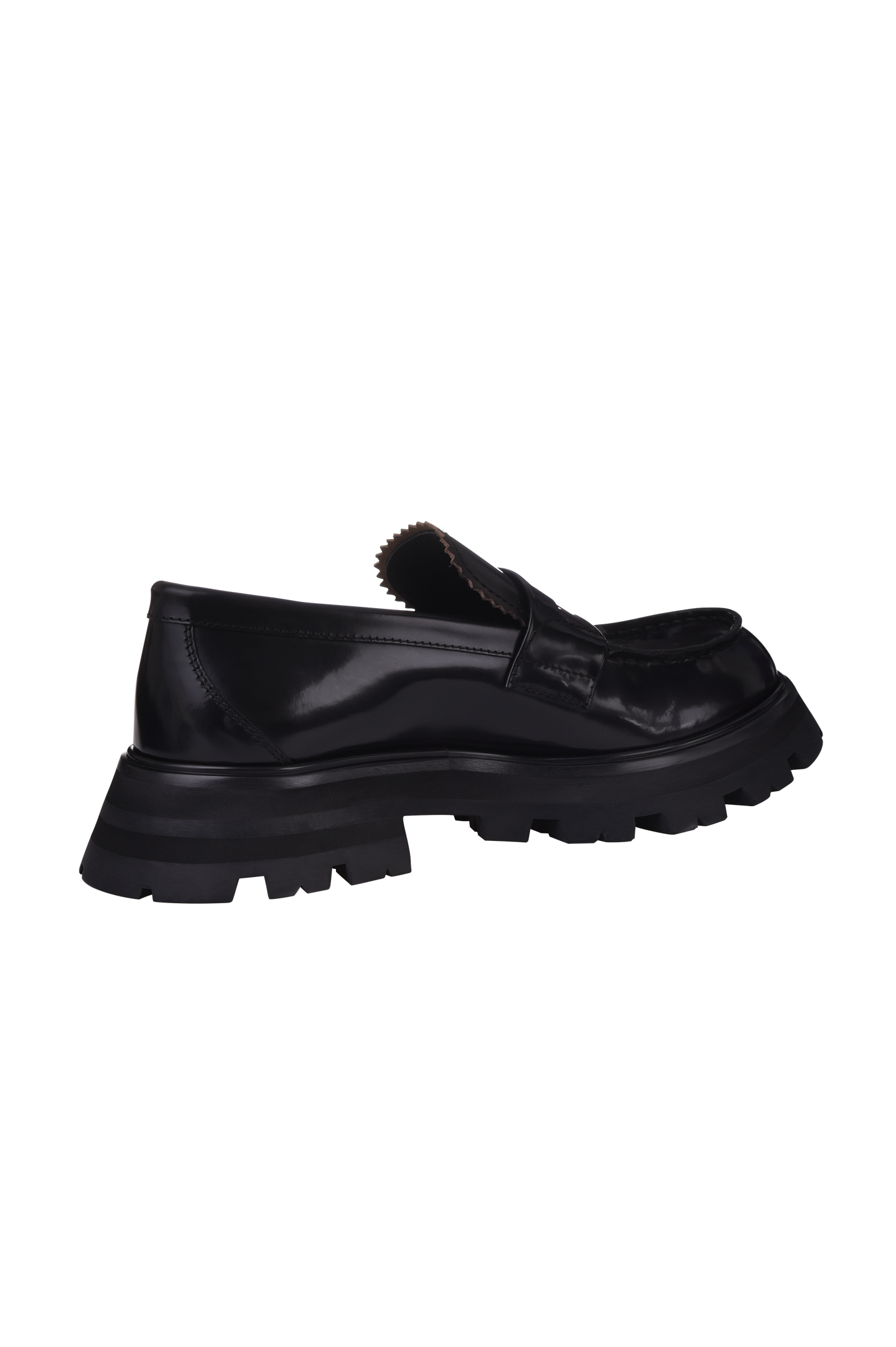 Лоферы ALEXANDER MCQUEEN 666328 WHZ80, цвет: Черный, Женский