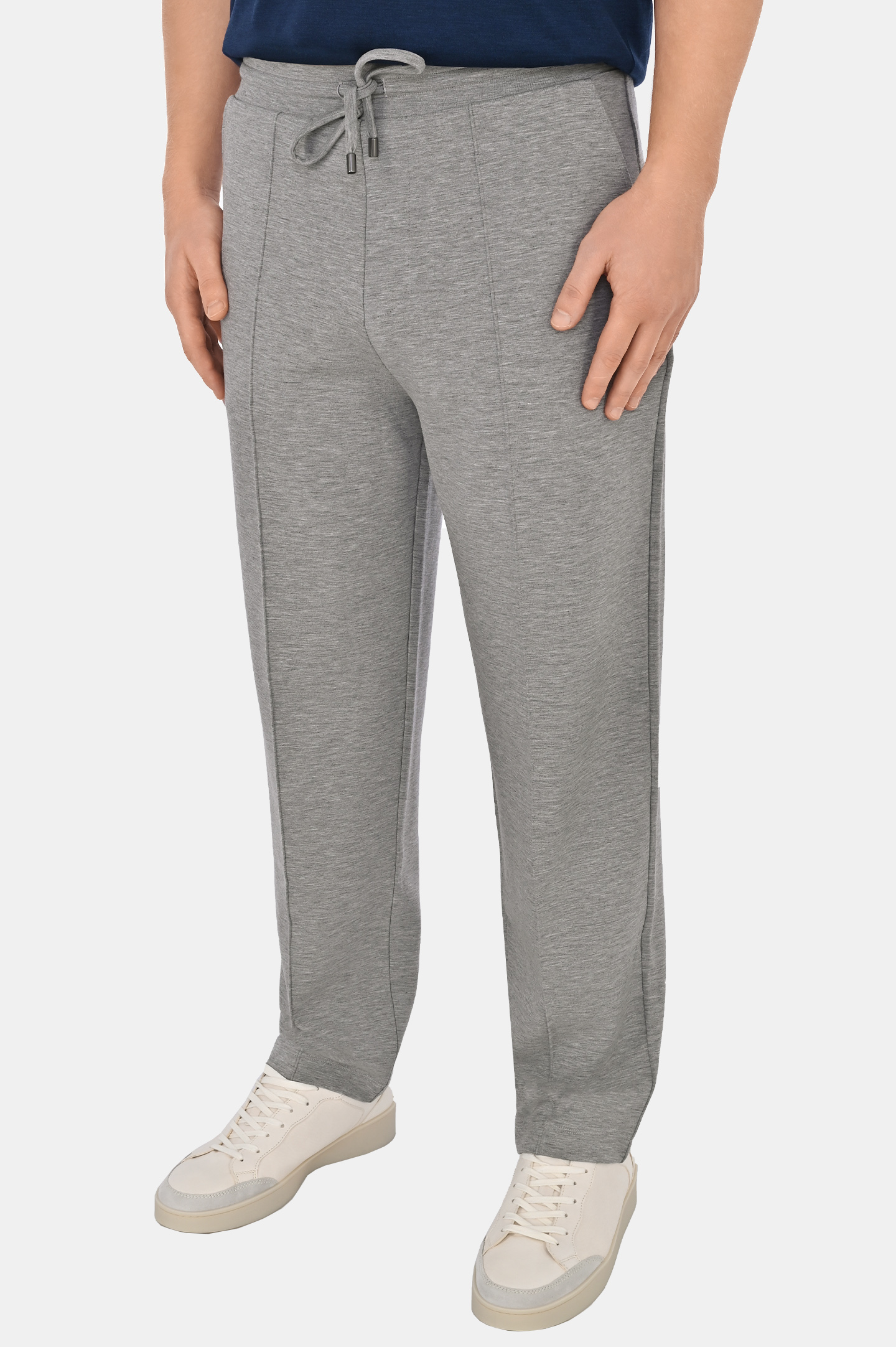 Спортивные брюки со стрелками  CANALI MJ02045 T0837, цвет: Серый, Мужской