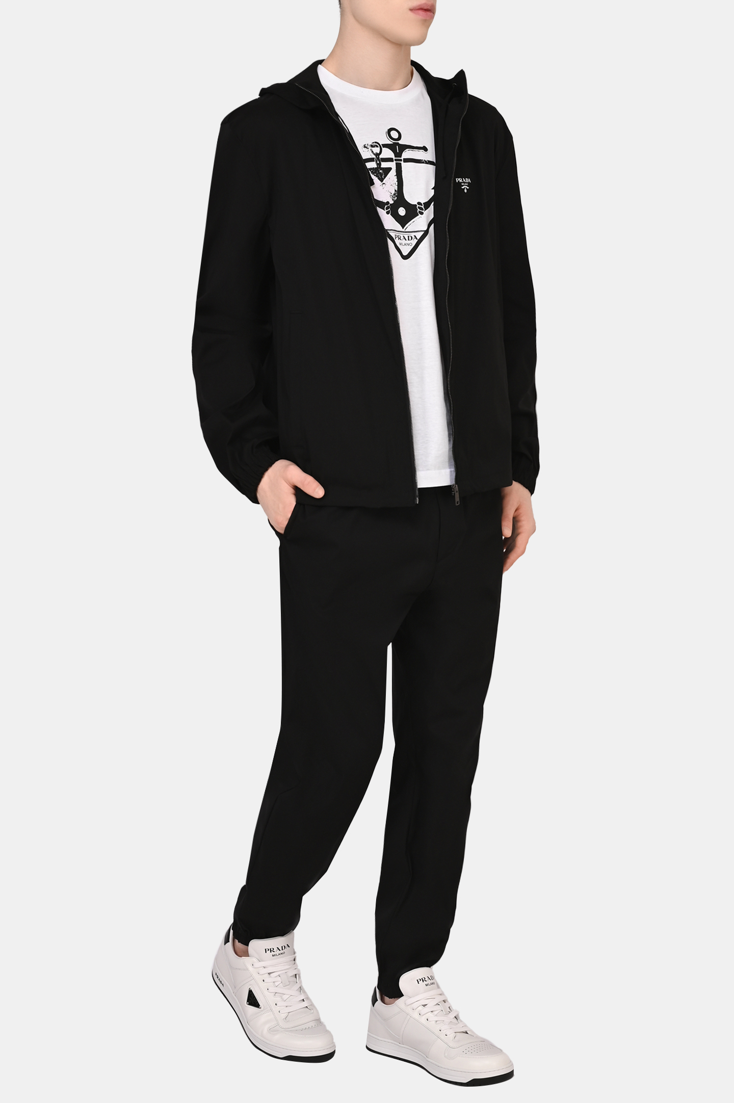 Брюки PRADA SPH192 Z21, цвет: Черный, Мужской