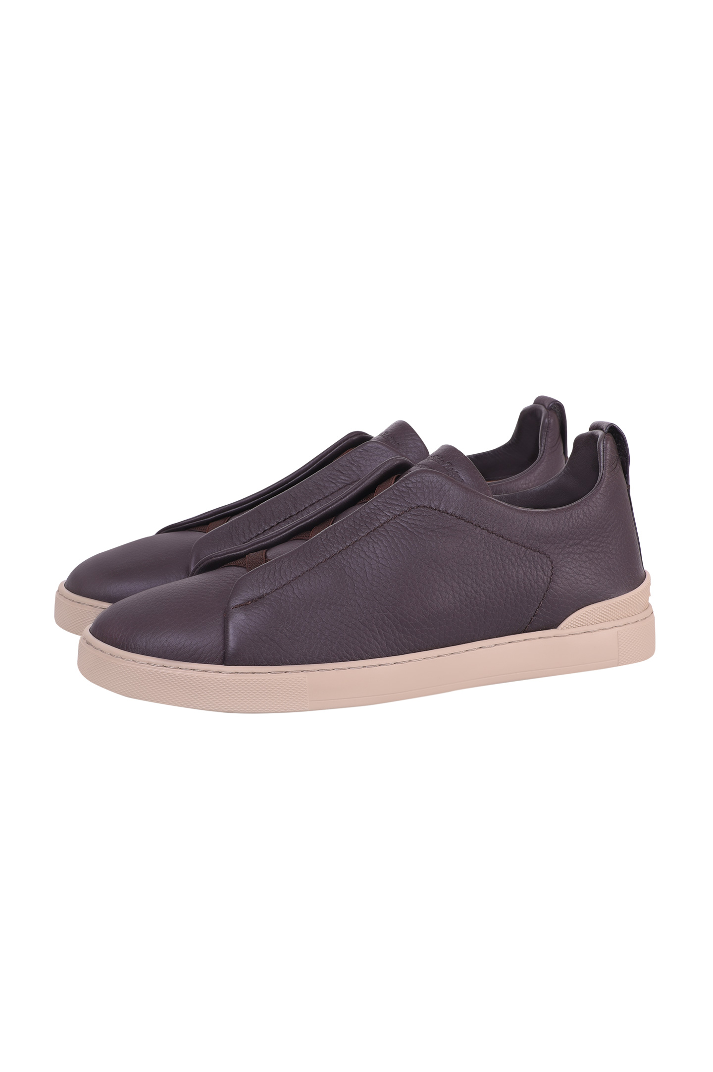 Кеды ERMENEGILDO ZEGNA LHCVO A4667X, цвет: Коричневый, Мужской