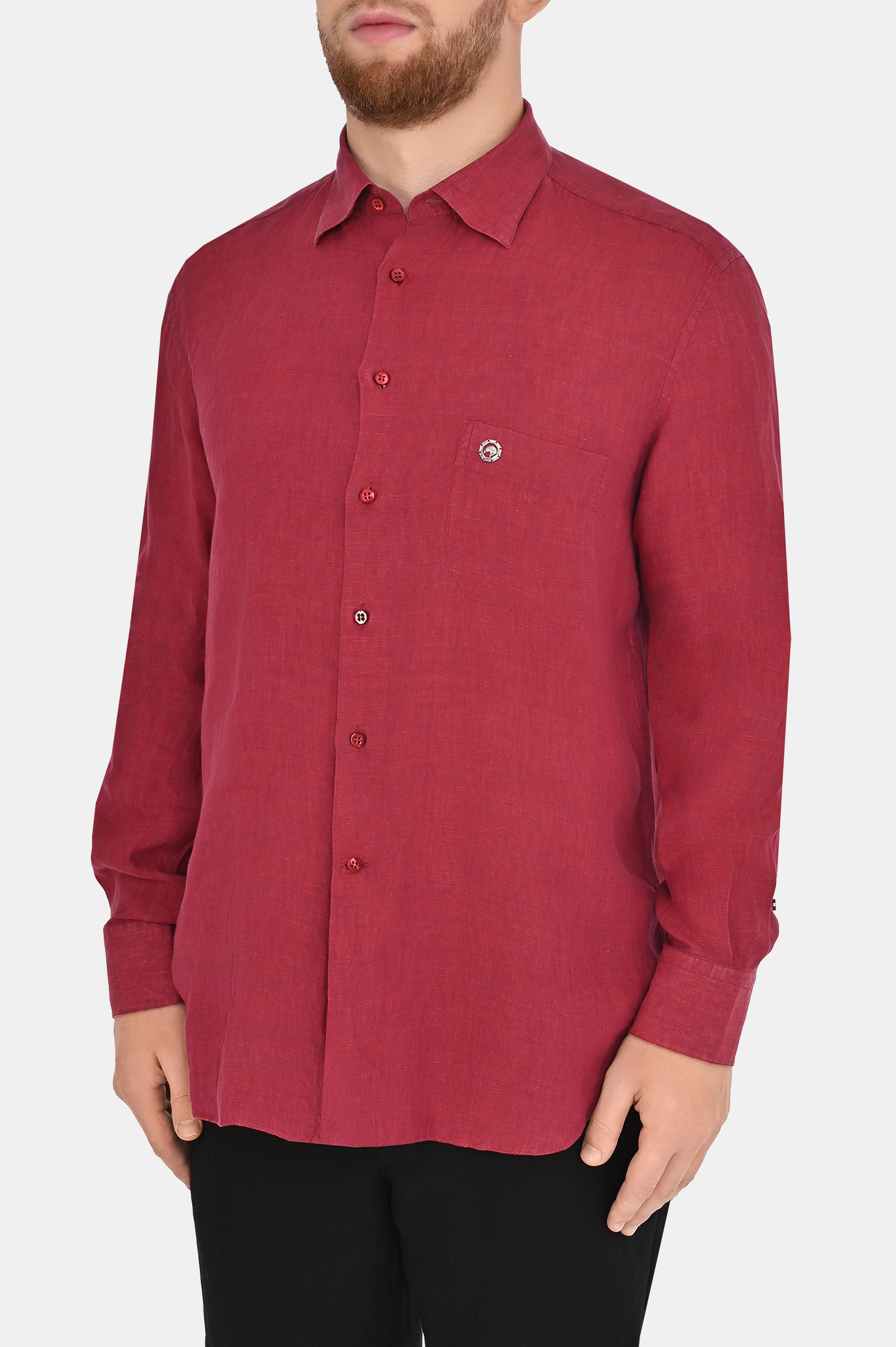 Рубашка STEFANO RICCI MC004932 LX2330, цвет: Малиновый, Мужской