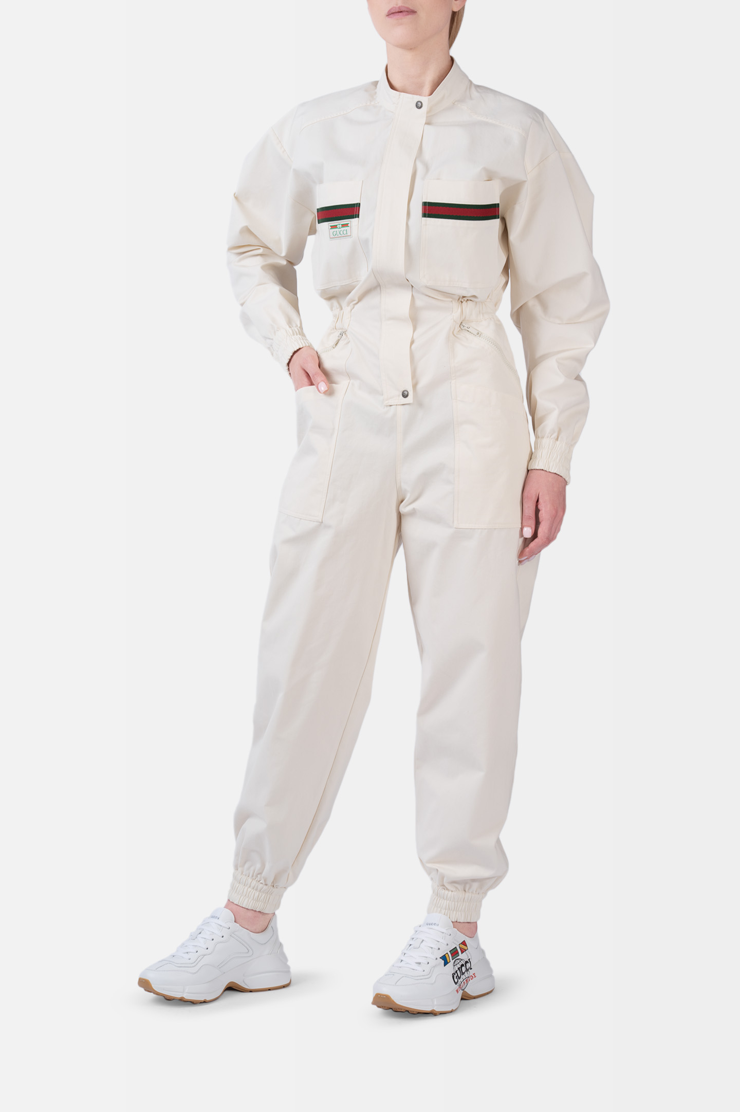 Комбинезон GUCCI 598819 XJBXQ, цвет: Молочный, Женский