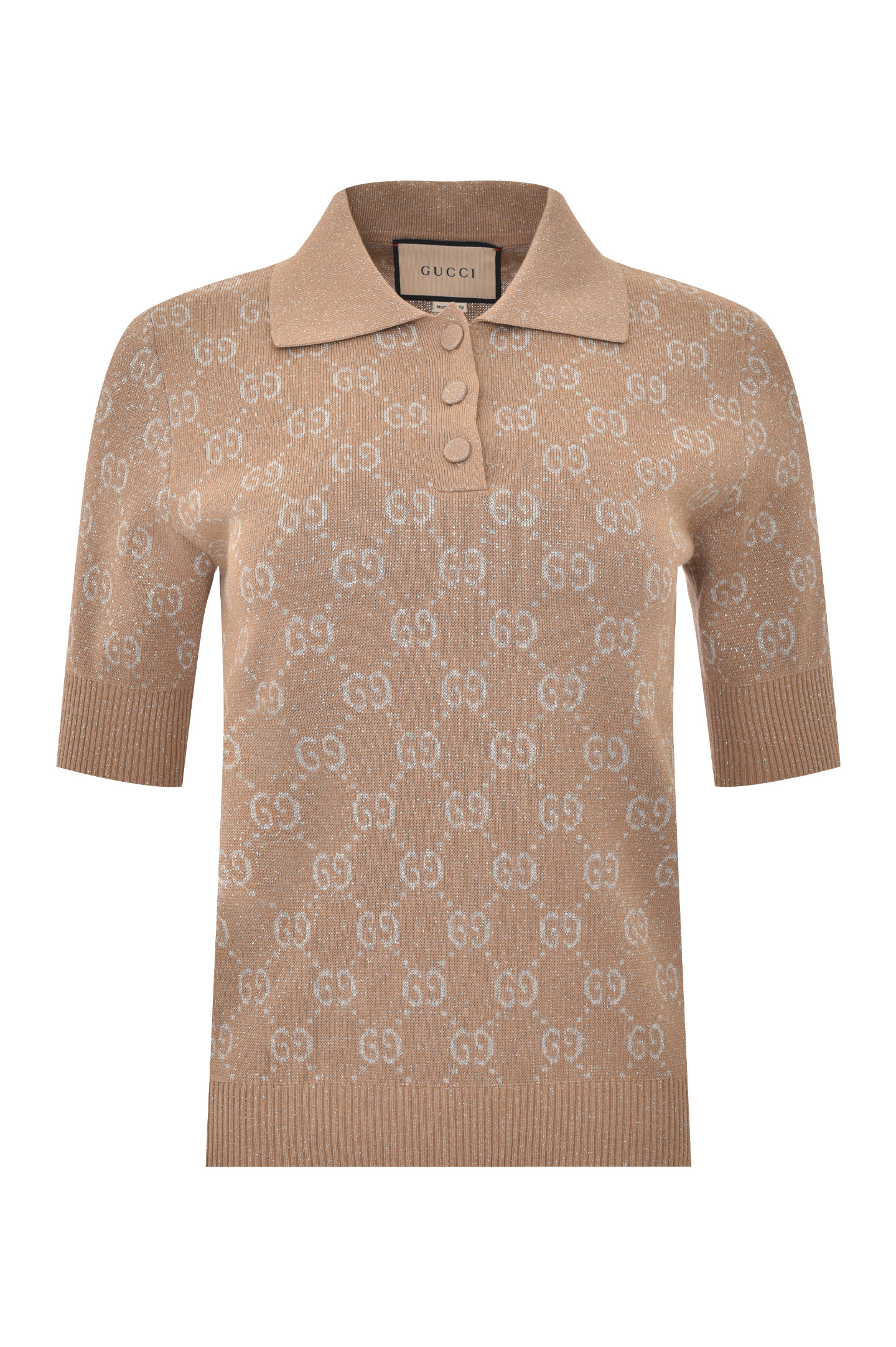Джемпер (Поло) GUCCI 678435 XKB54, цвет: Бежевый, Женский