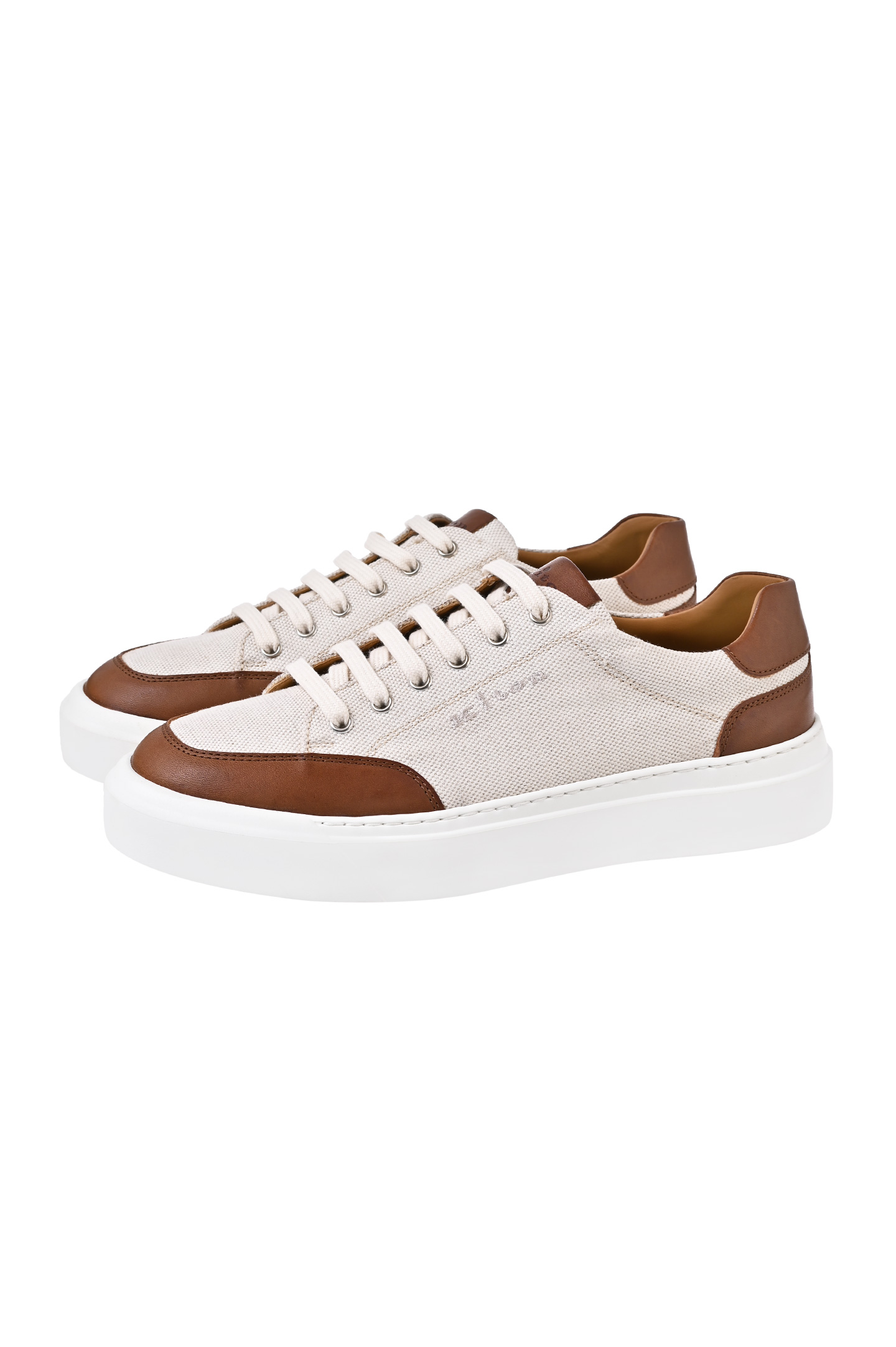 Кеды KITON USSA278N012020, цвет: Бежевый, Мужской