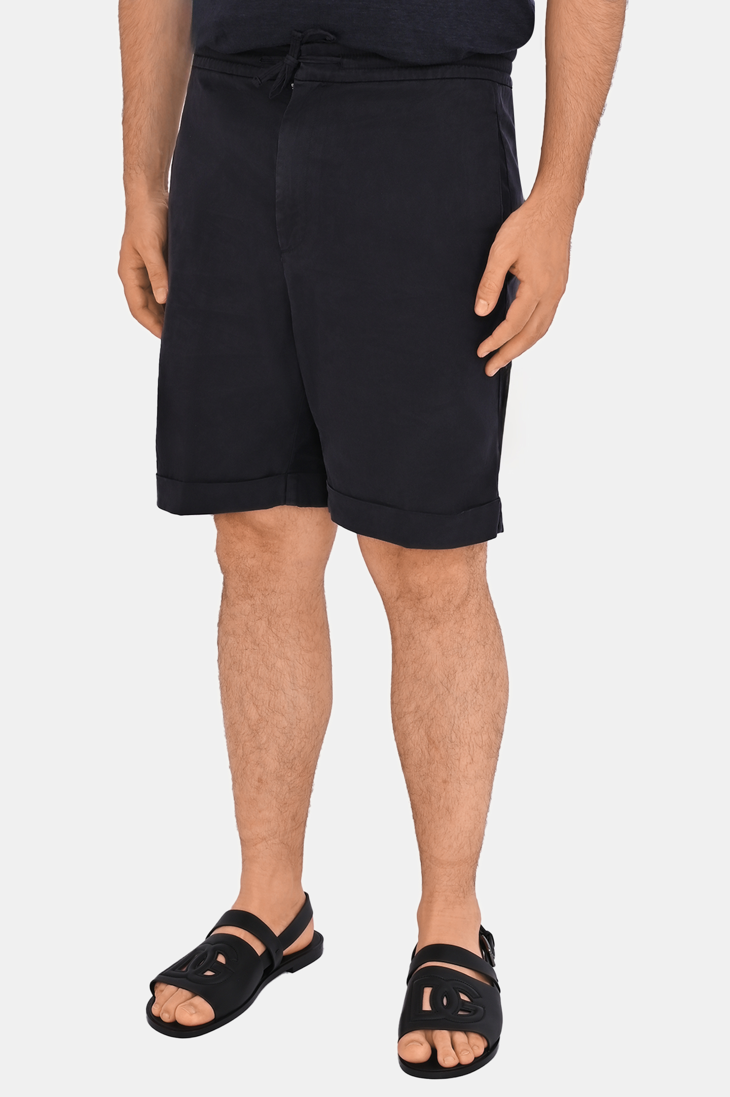 Шорты CANALI PT01355 95606, цвет: Темно-синий, Мужской