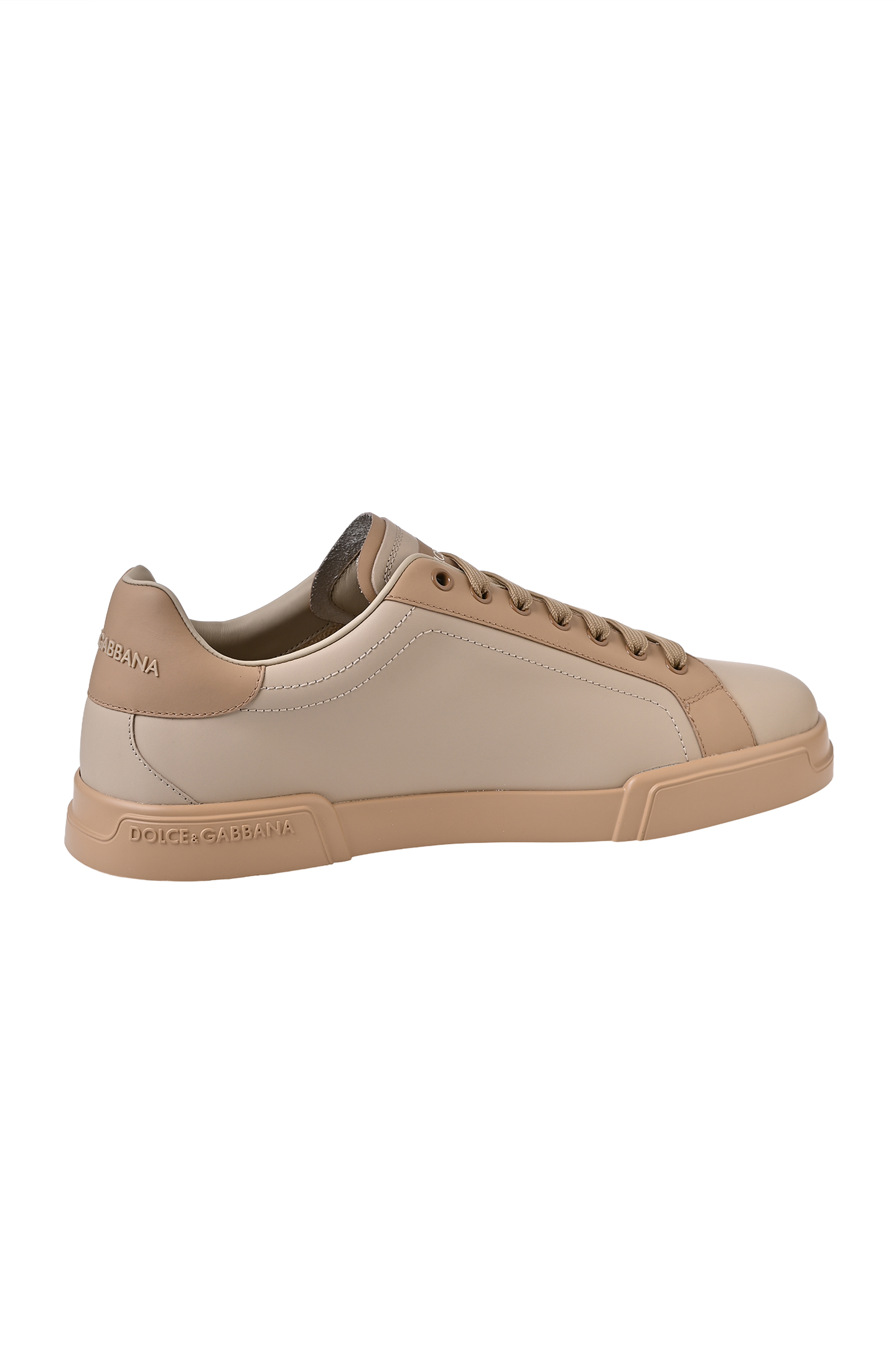 Кеды DOLCE & GABBANA CS2332 AA335, цвет: Бежевый, Мужской