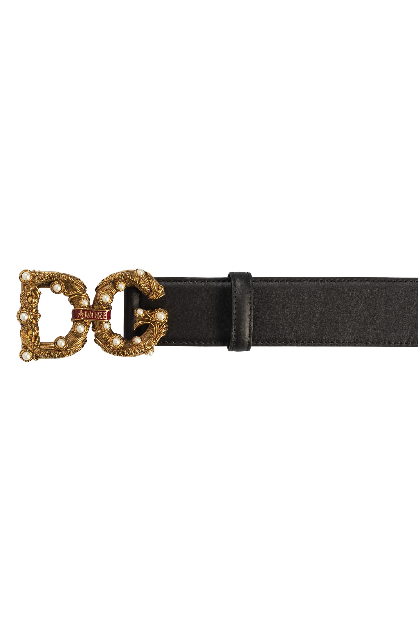 Ремень DOLCE & GABBANA BE1346 AK133, цвет: Черный, Женский