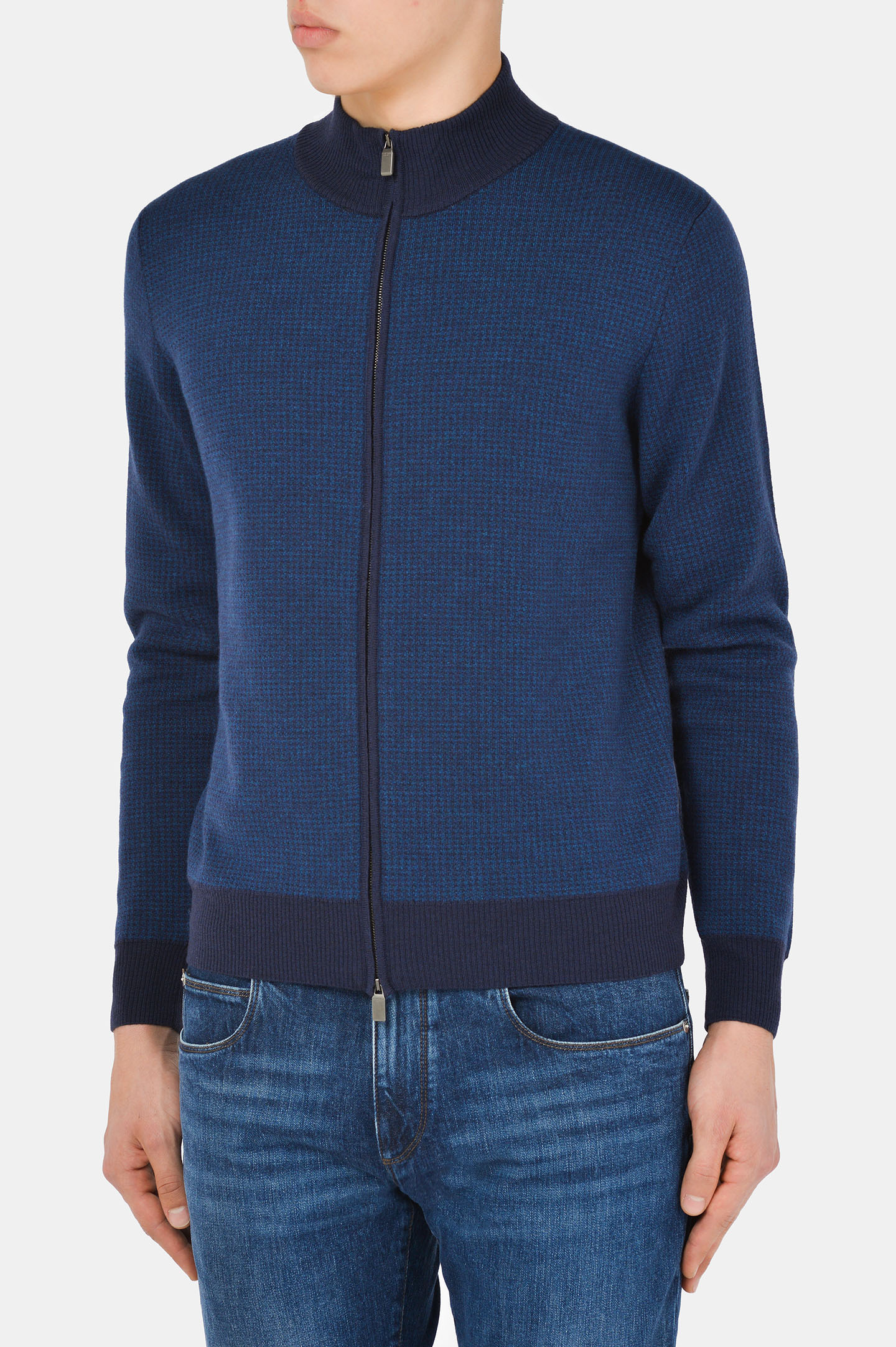 Кардиган CANALI MK00985 C0734, цвет: Синий, Мужской