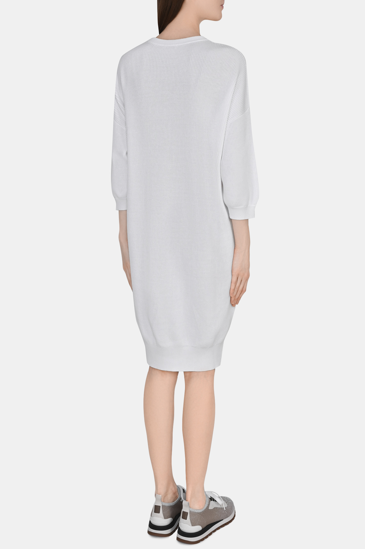 Платье BRUNELLO  CUCINELLI M19174A90P, цвет: Белый, Женский