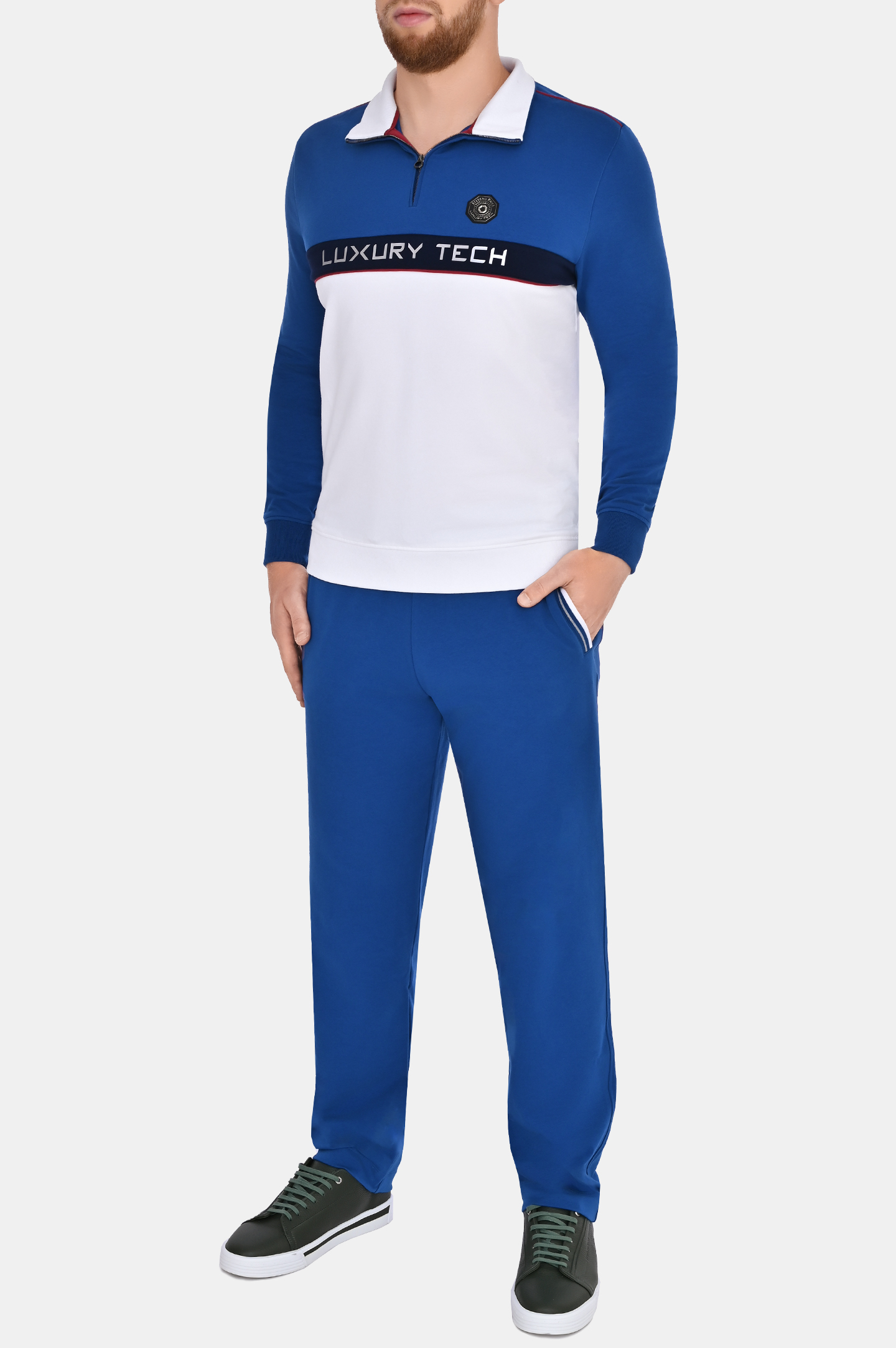 Куртка спорт STEFANO RICCI K111021L01 T23257, цвет: Синий, Мужской