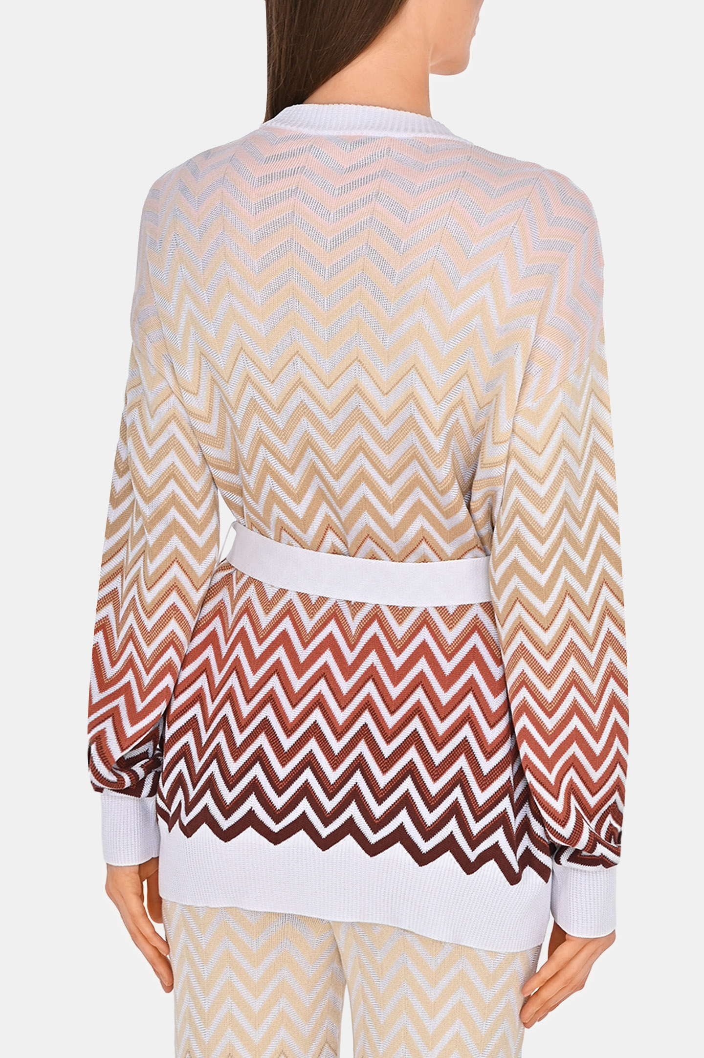 Кардиган+пояс MISSONI DS25SM07-BK044V, цвет: Разноцветный, Женский
