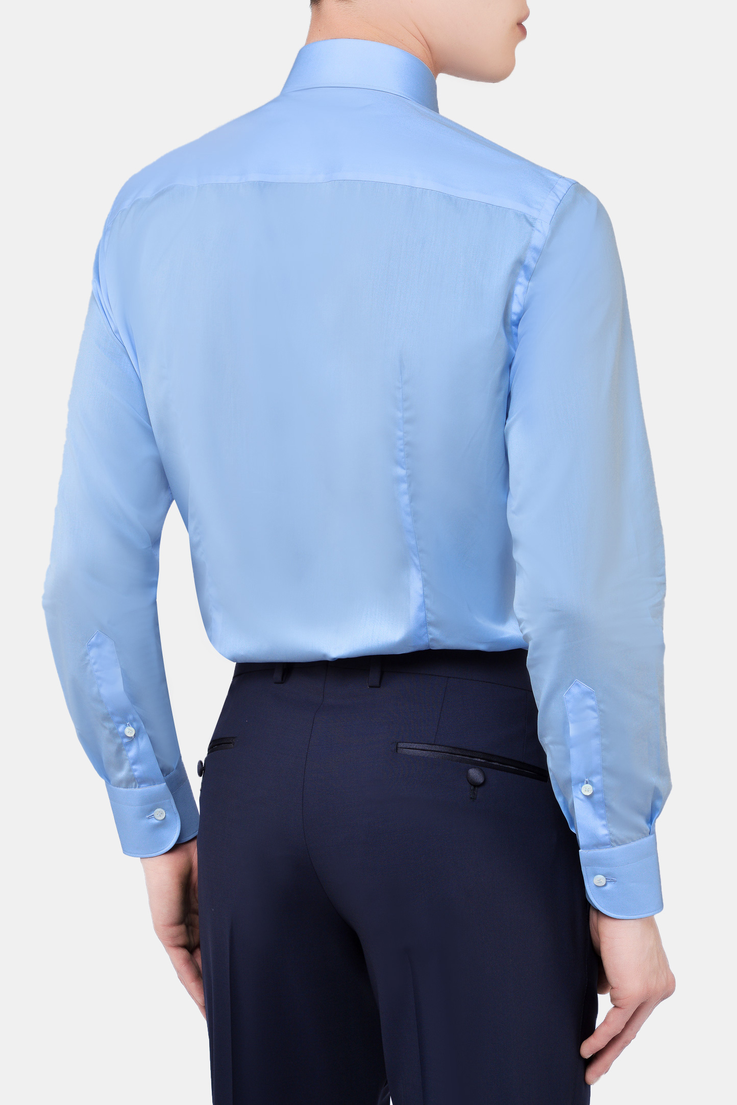 Рубашка BRIONI RCL88Y PZ024, цвет: Голубой, Мужской