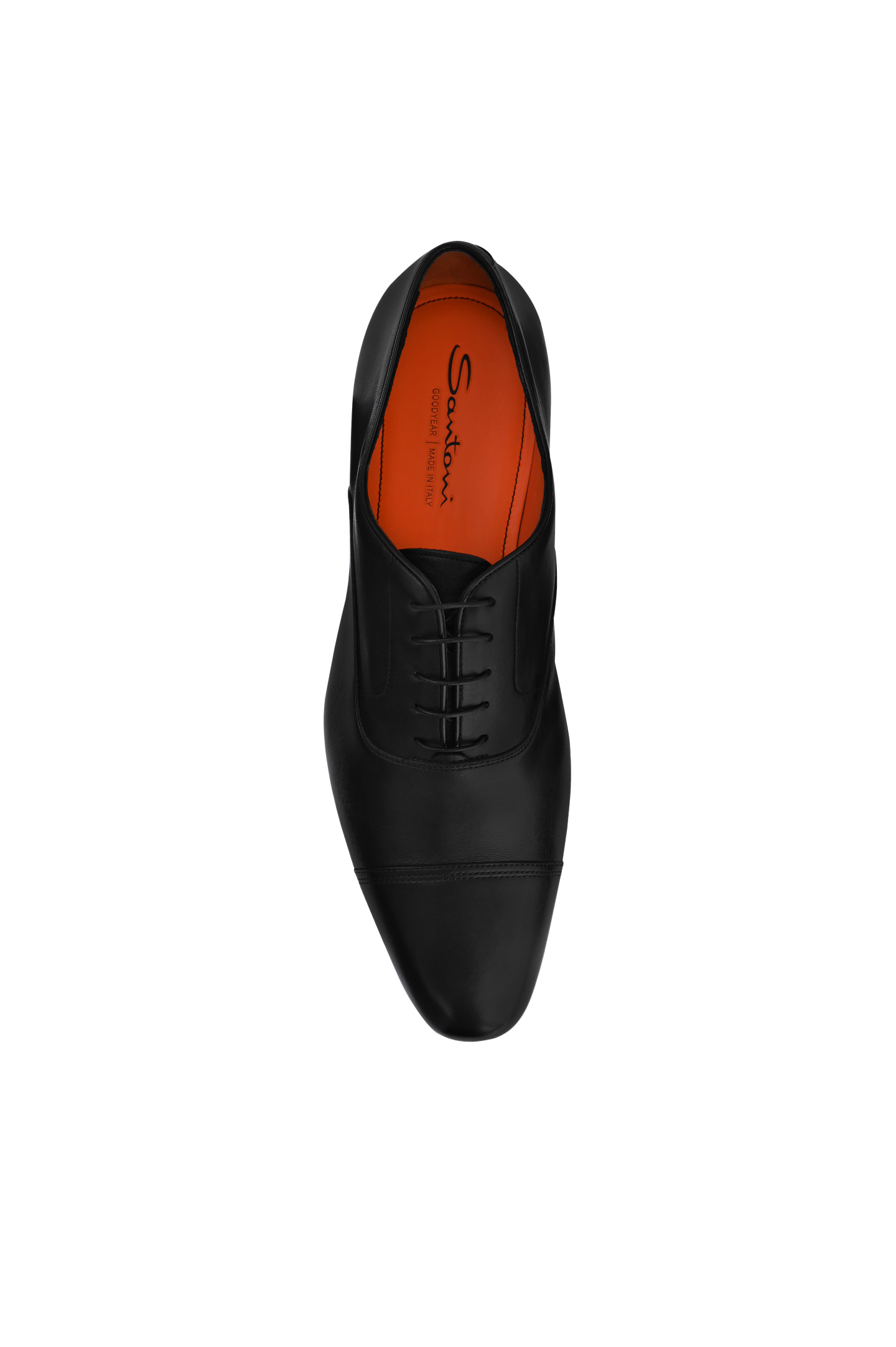 Туфли SANTONI MCLG17801SA3BSLFN01, цвет: Черный, Мужской