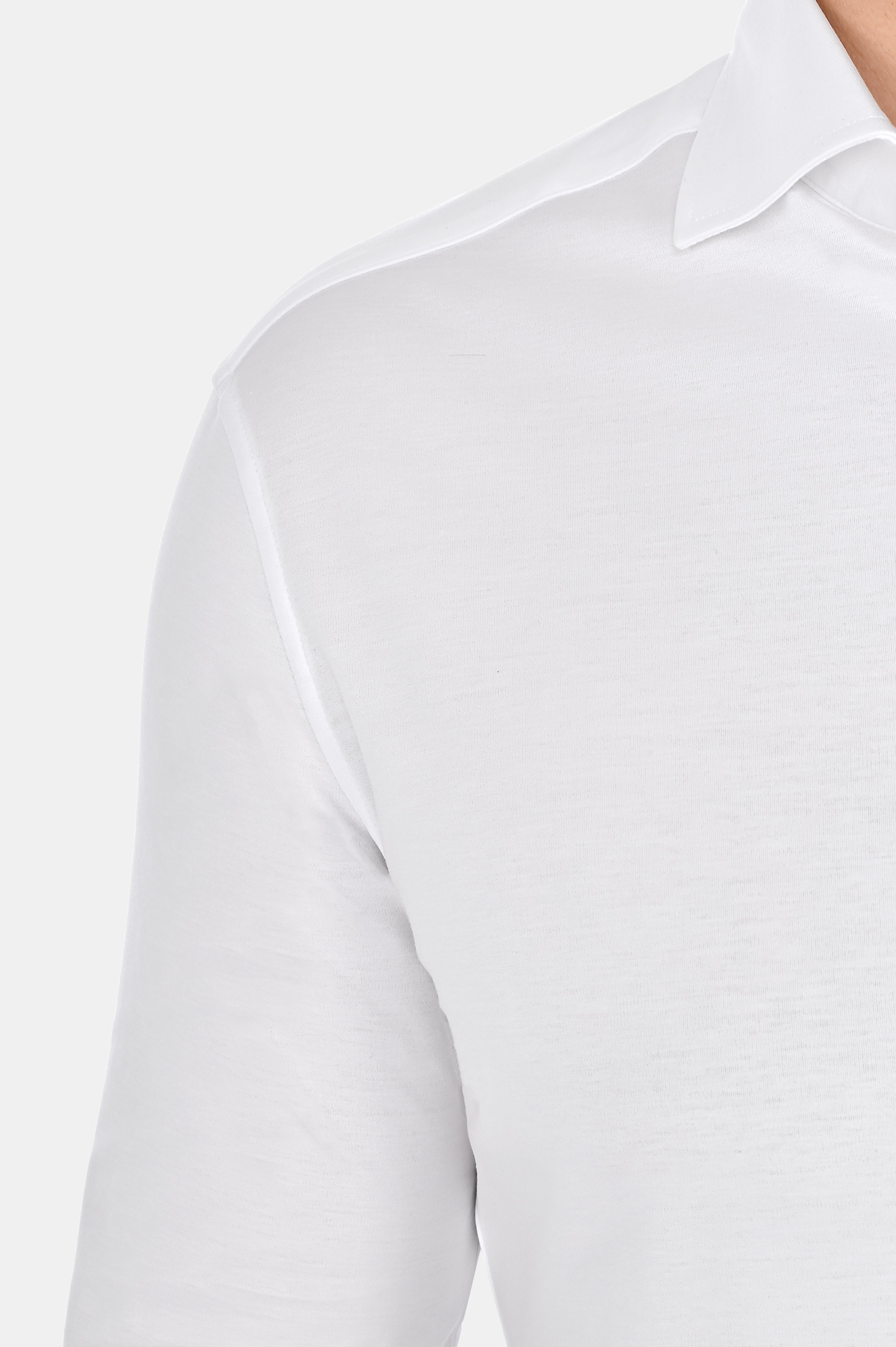 Классическая рубашка из хлопка BRUNELLO  CUCINELLI M0B136686, цвет: Белый, Мужской