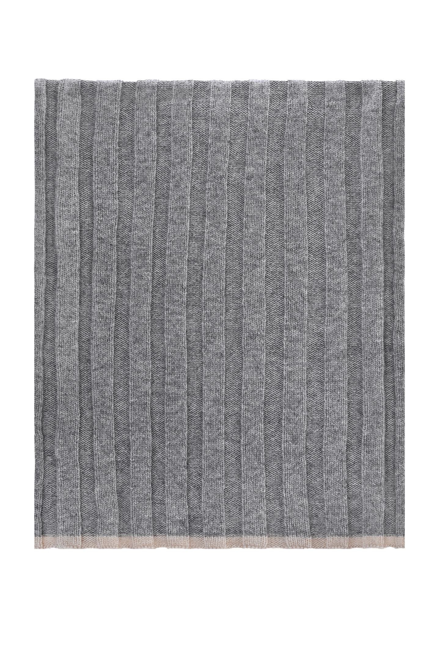 Шарф BRUNELLO  CUCINELLI M2240819, цвет: Серый, Мужской