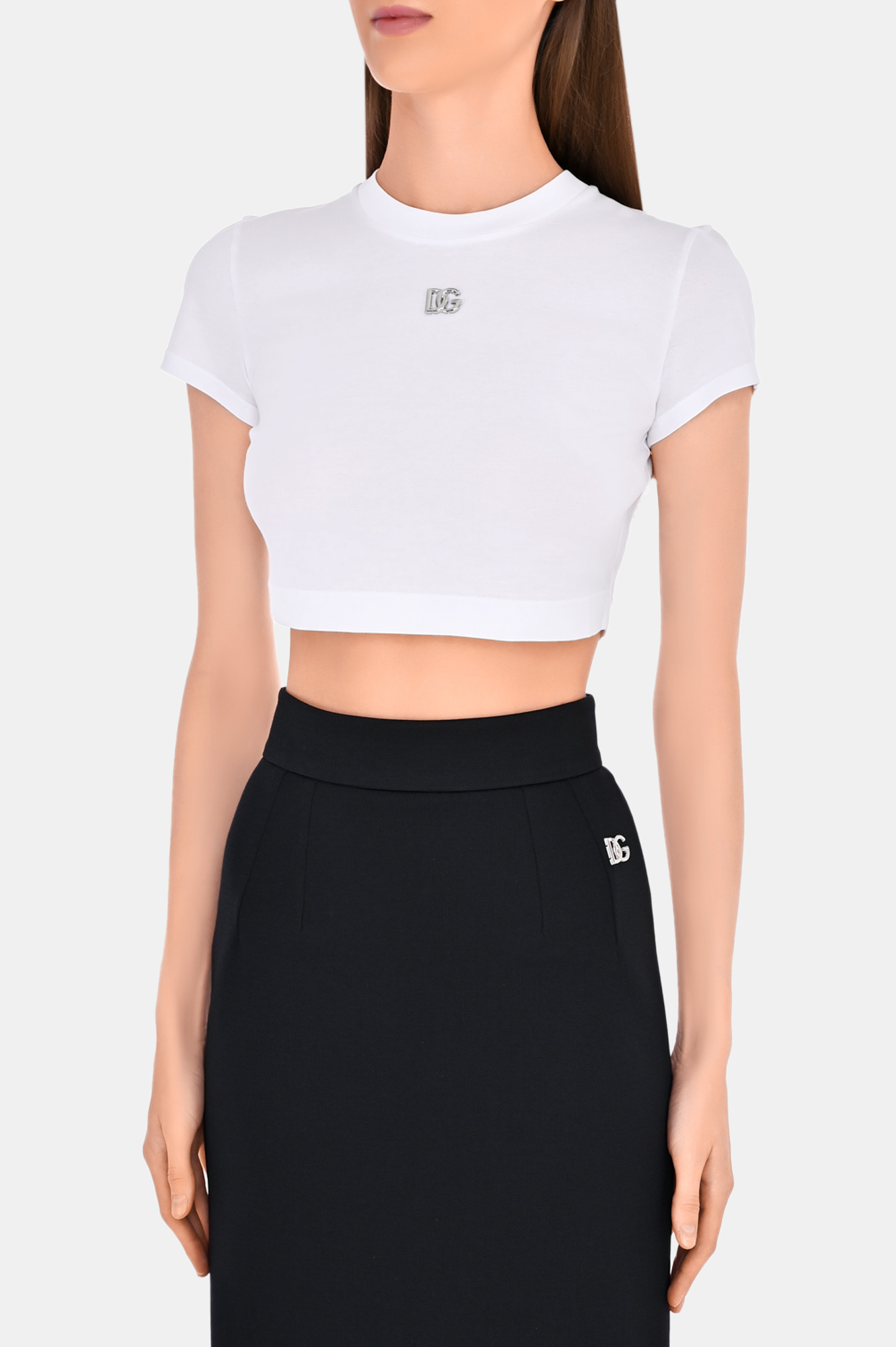 Топ DOLCE & GABBANA F8U13T GDBUX, цвет: Белый, Женский