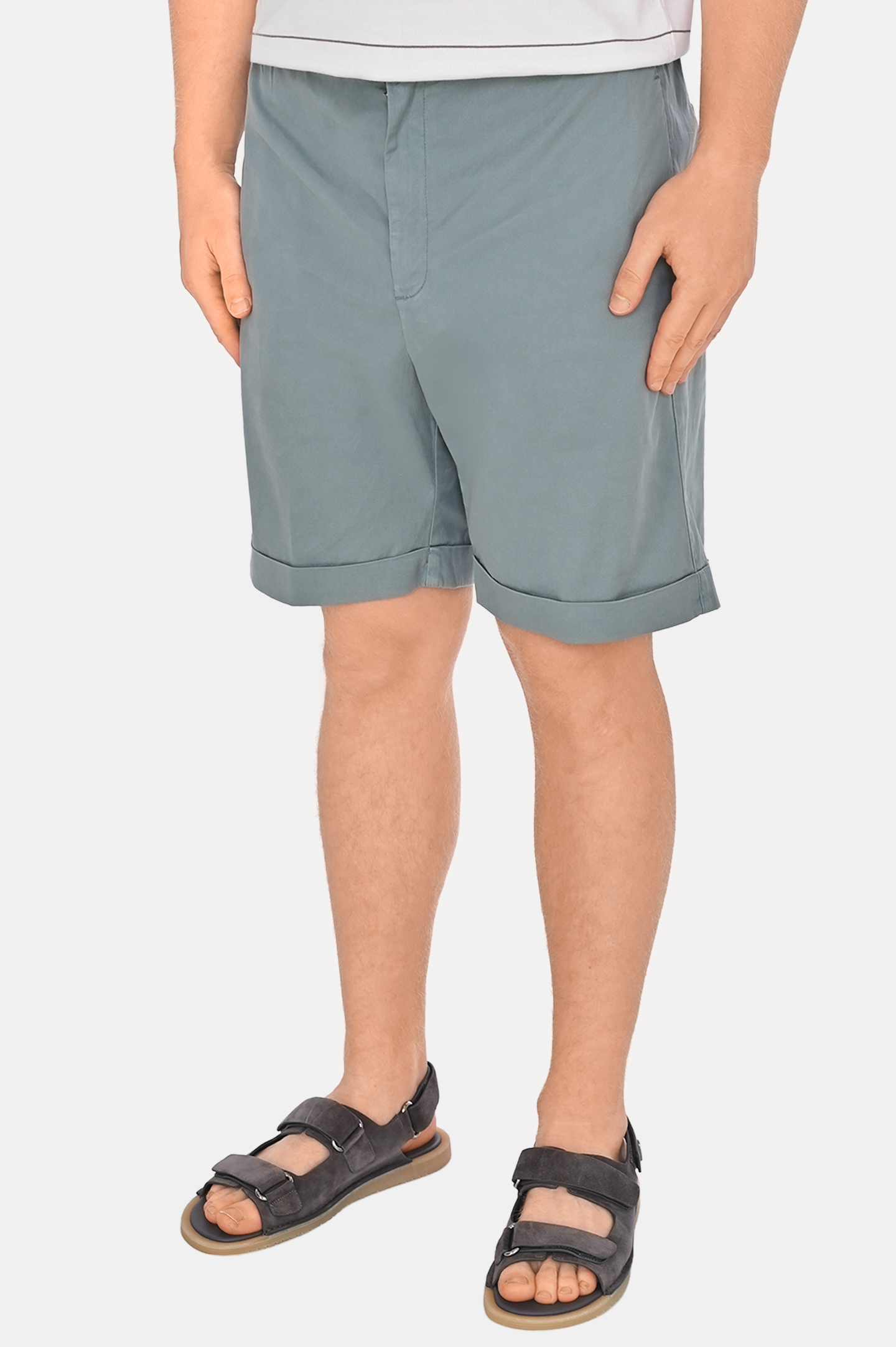 Шорты CANALI PT01355 95606-R, цвет: Зеленый, Мужской