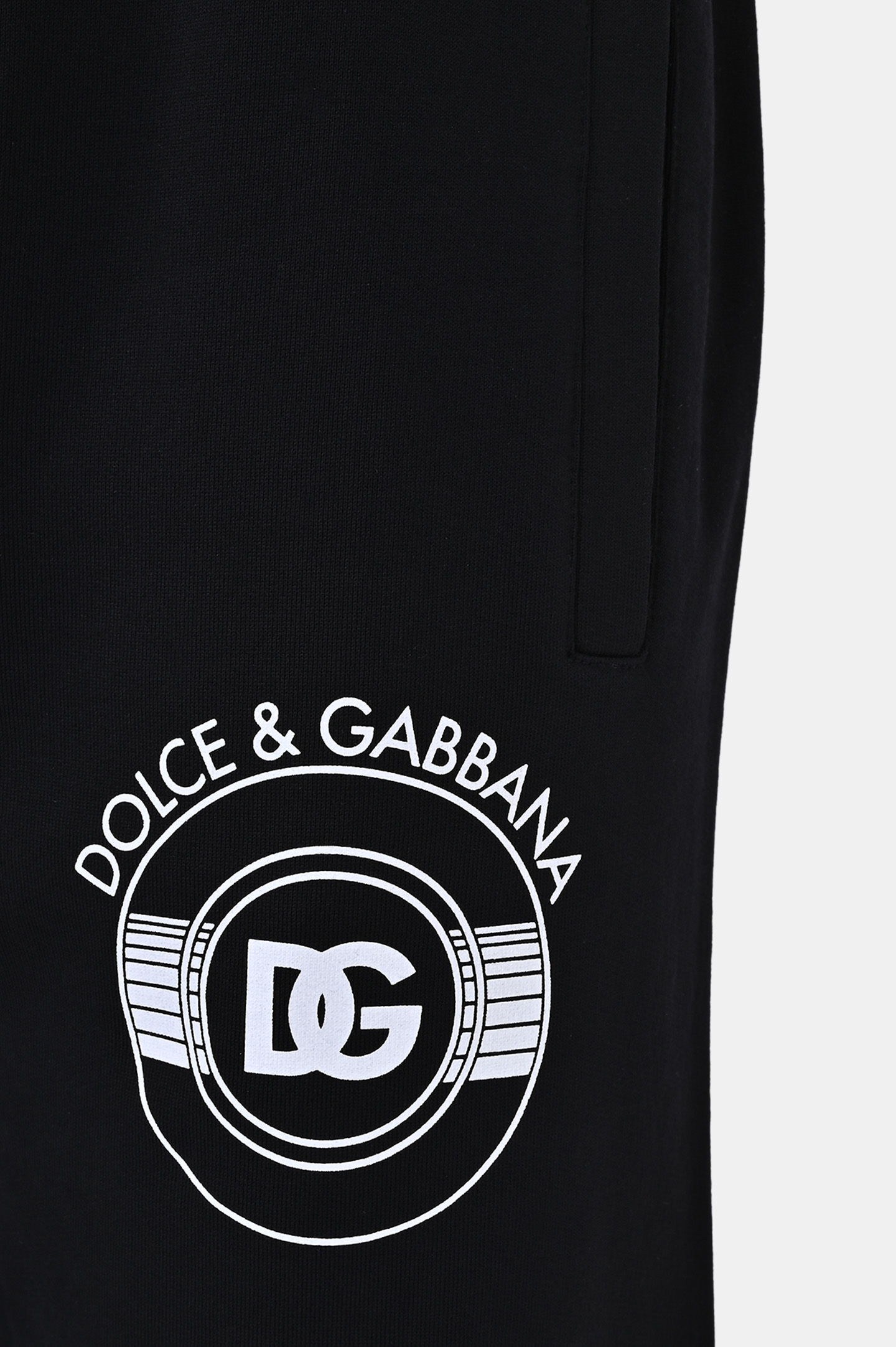 Брюки спорт DOLCE & GABBANA GV2VHT G7J6C, цвет: Черный, Мужской