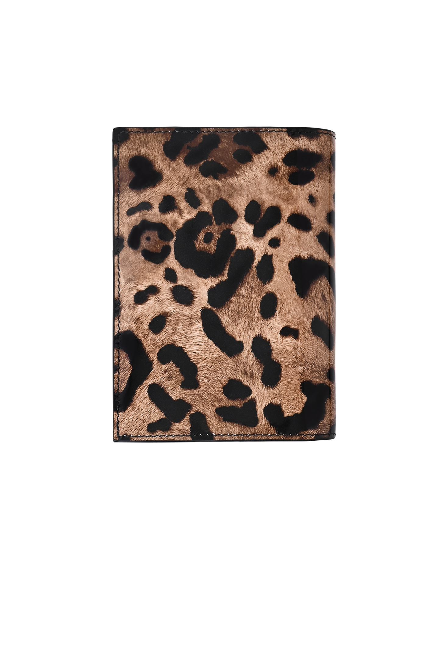 Обложка для паспорта (Кошелек) DOLCE & GABBANA BI2215 AM568, цвет: Леопардовый, Женский