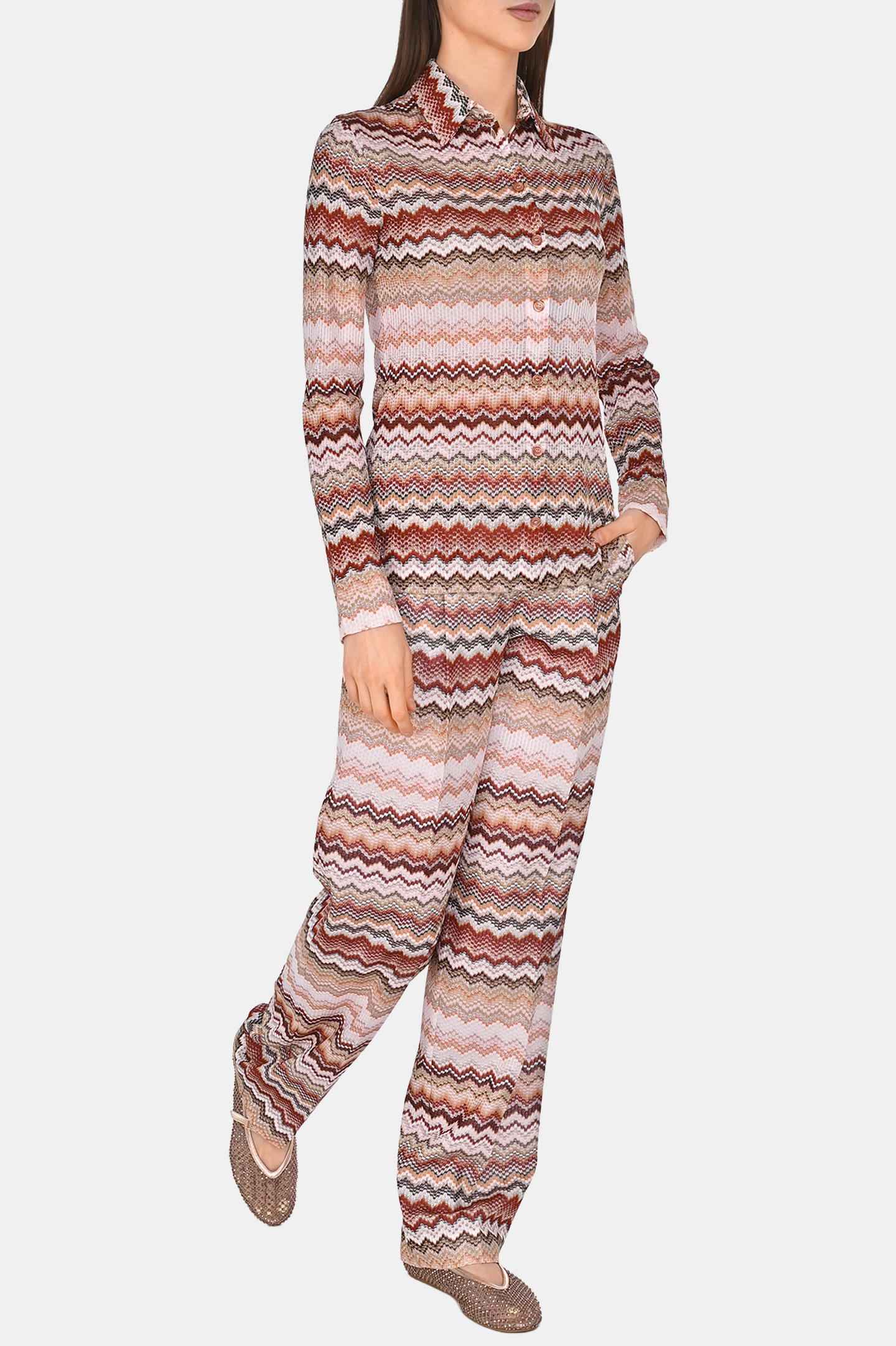 Блуза MISSONI DS25SJ06-BR00ZV, цвет: Разноцветный, Женский