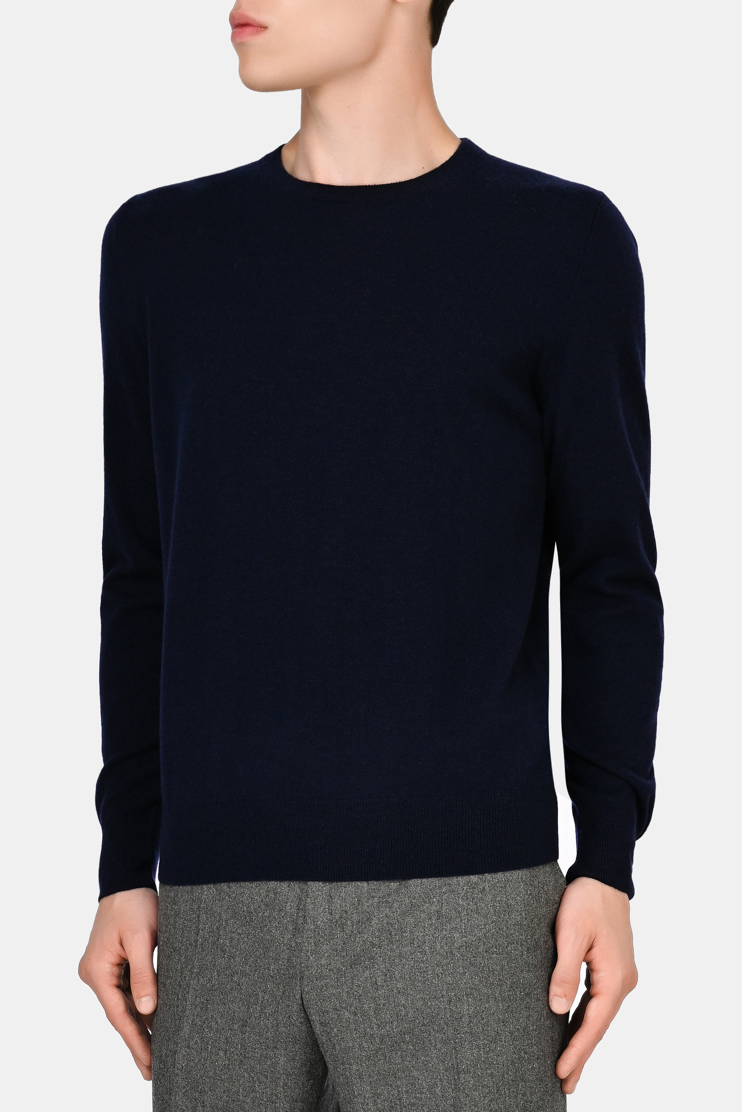 Свитер CANALI MK00999 C0012, цвет: Синий, Мужской