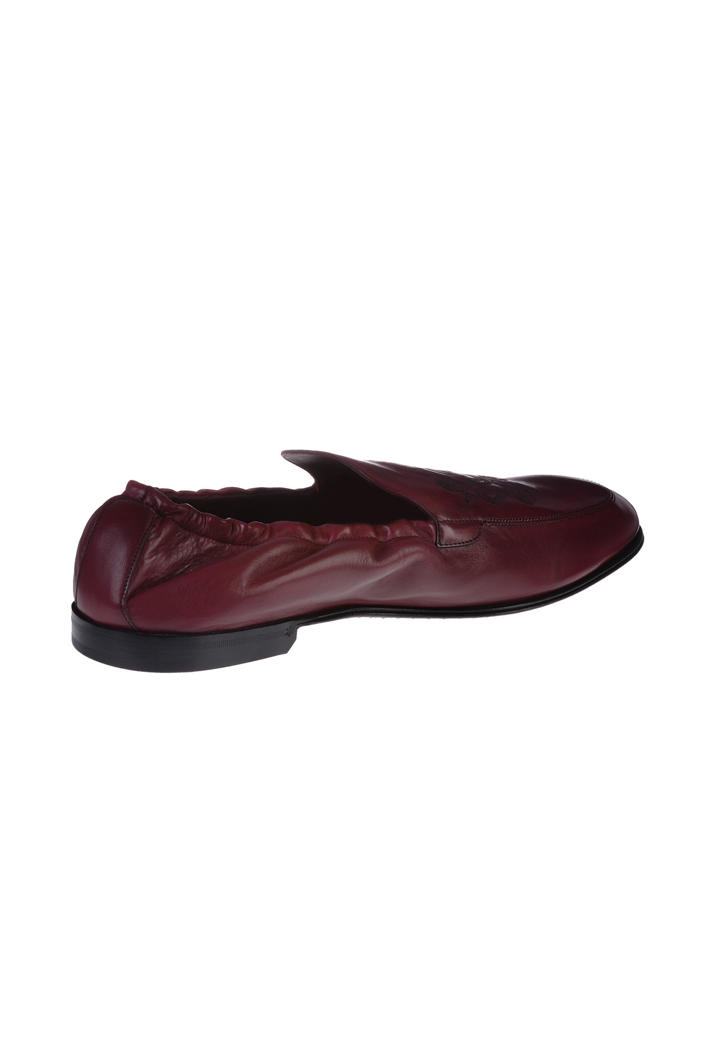 Лоферы DOLCE & GABBANA A50434 AO251, цвет: Бордовый, Мужской