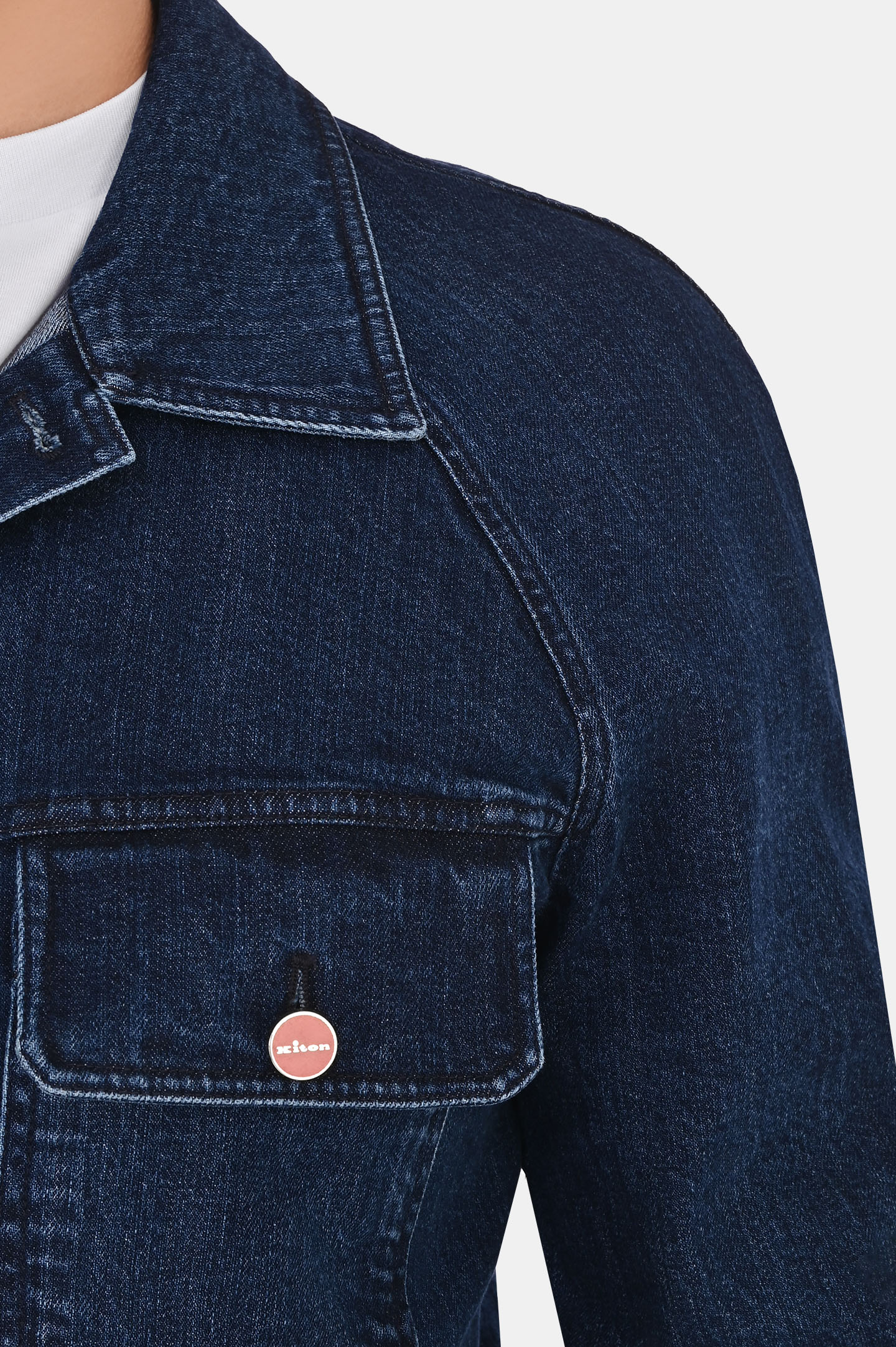 Куртка KITON UW1378V0853B0, цвет: Темно-синий, Мужской