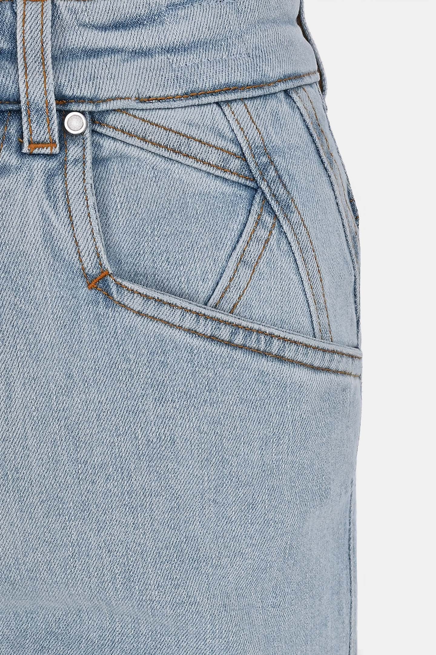 Джинсы KITON DJ53102K0930F0, цвет: Голубой, Женский