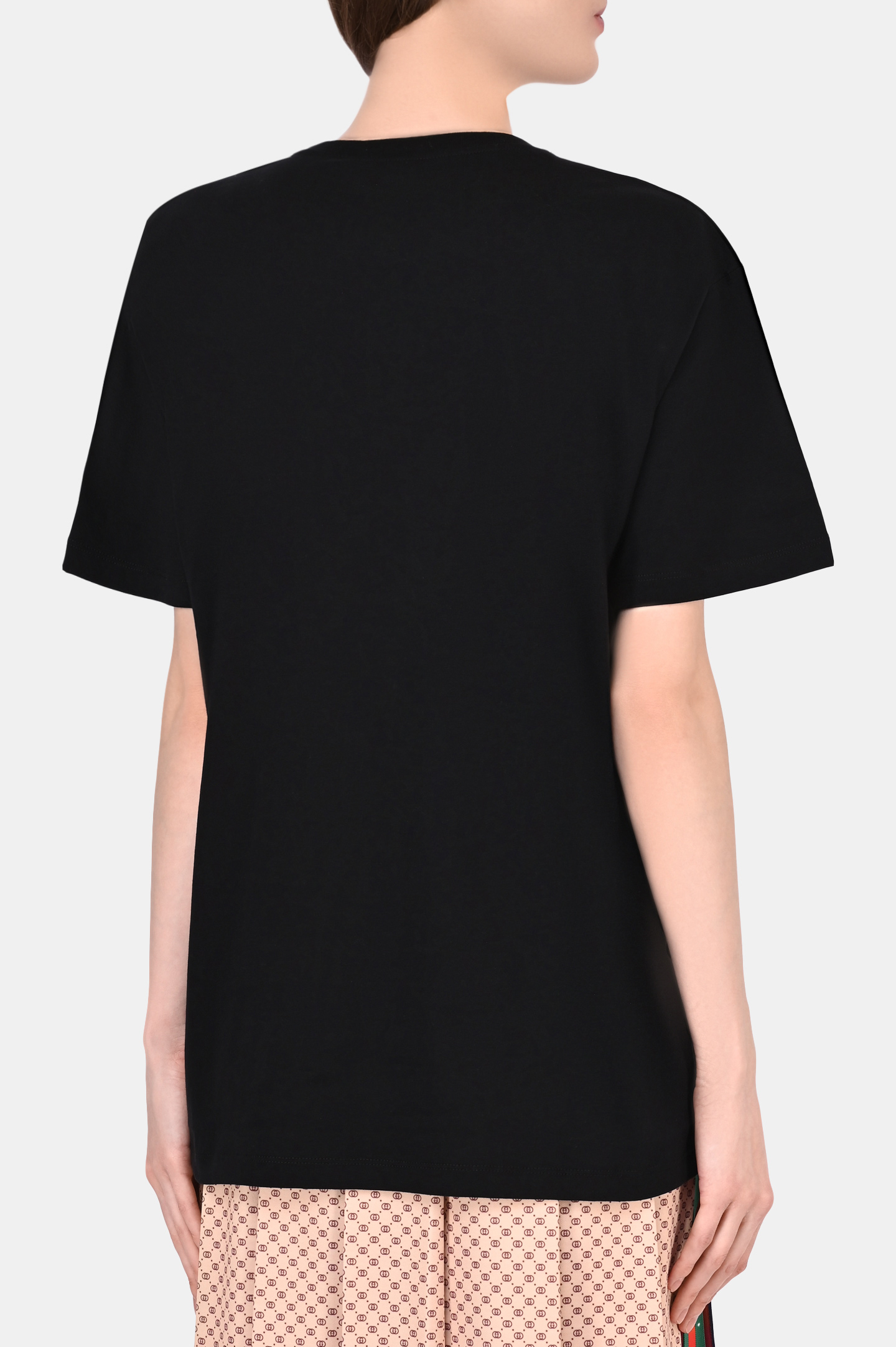Футболка GUCCI 615044 XJDGQ, цвет: Черный, Женский