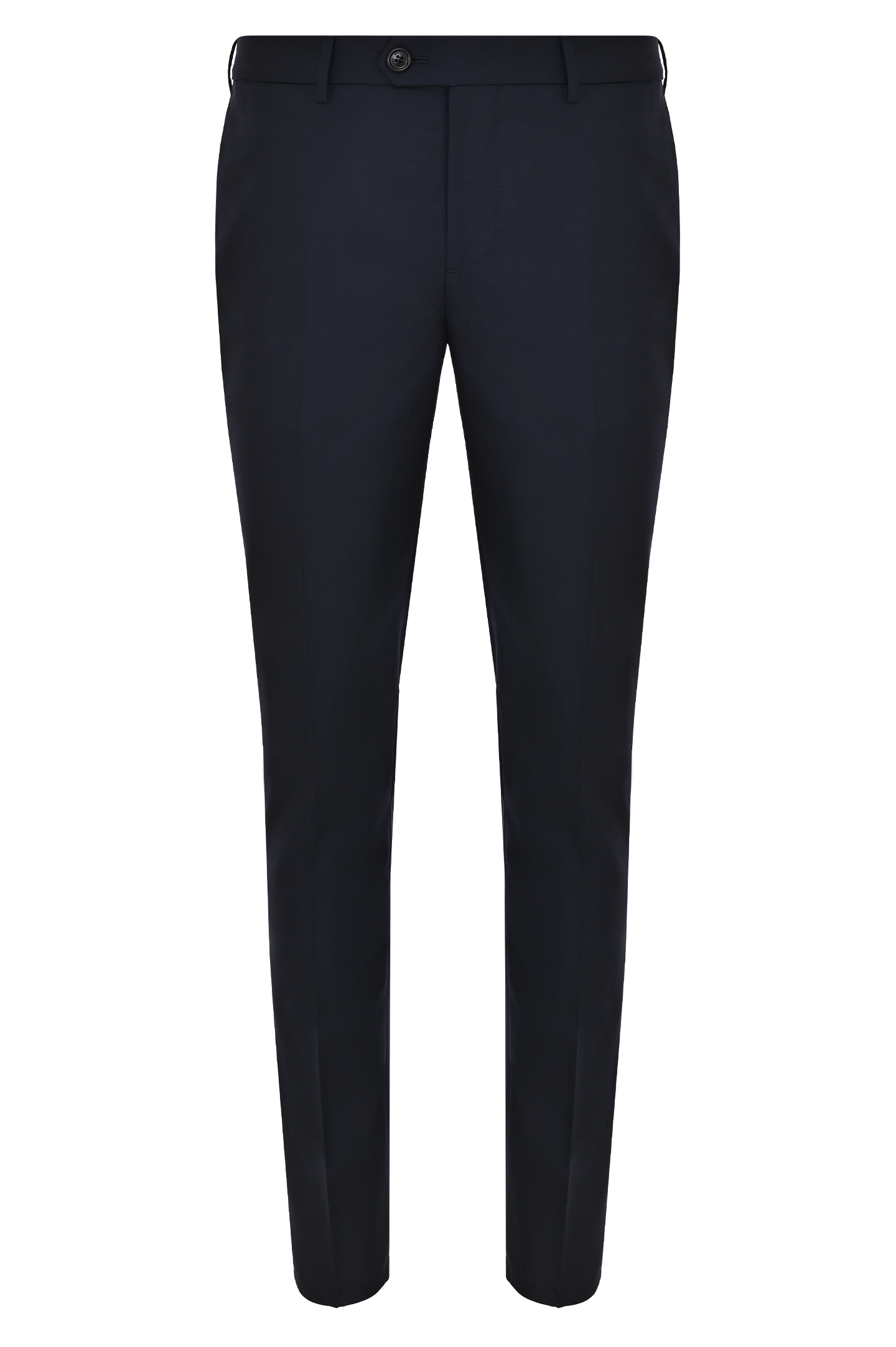 Классические шерстяные брюки BRUNELLO  CUCINELLI MB407I1770, цвет: Темно-синий, Мужской