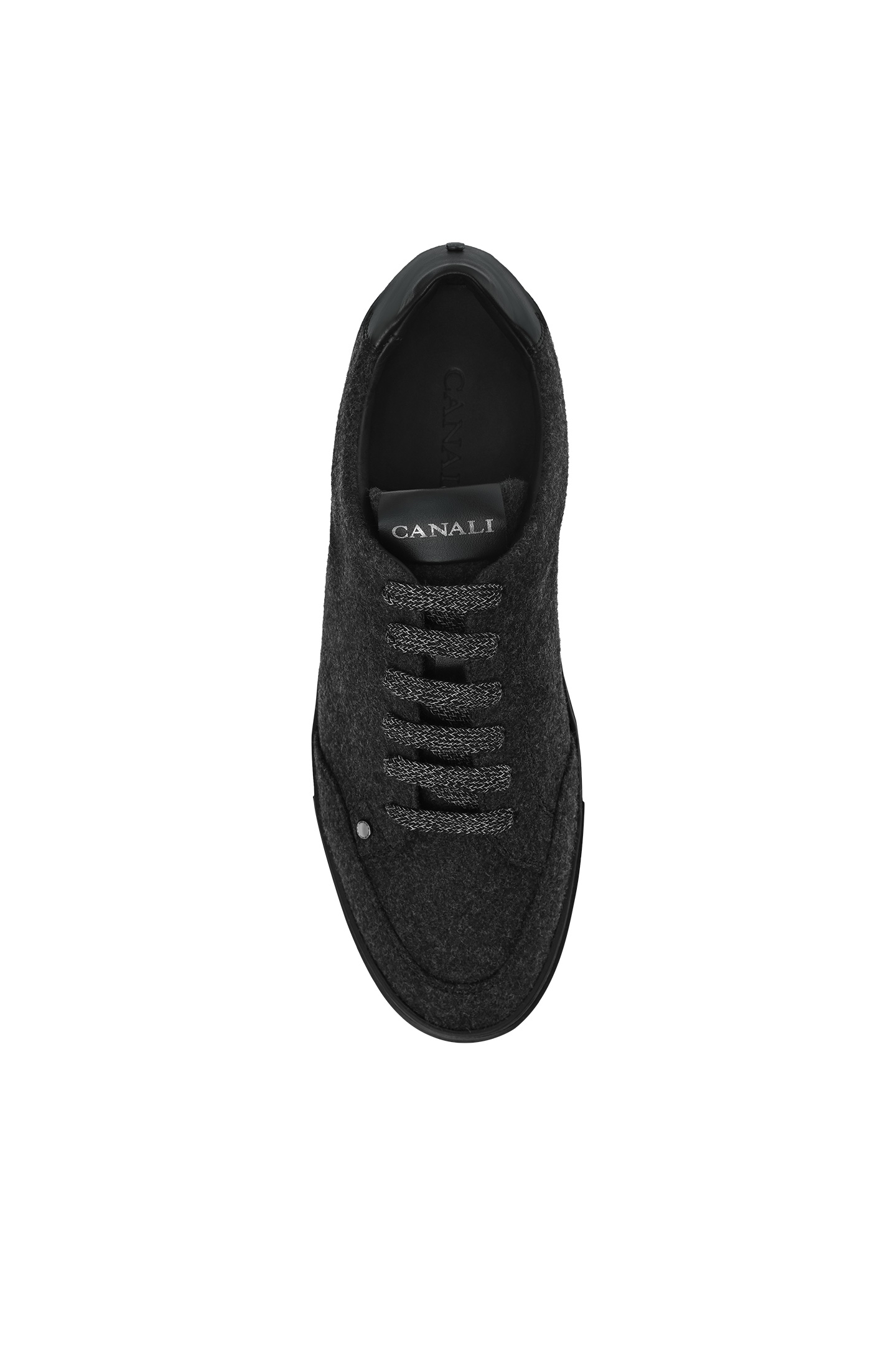 Кеды CANALI RC00851 191241, цвет: Темно-серый, Мужской