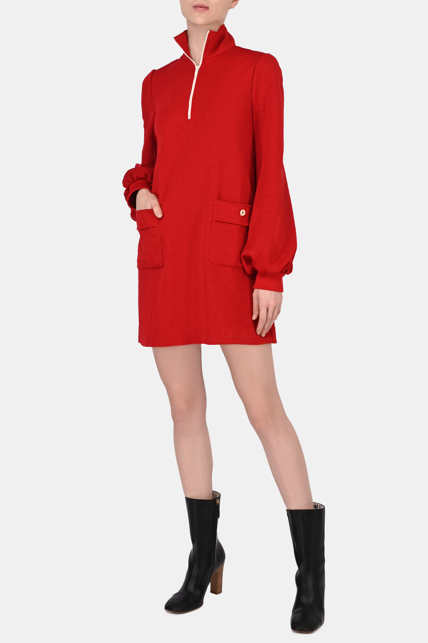 Платье GUCCI 653412 XJDEM, цвет: Красный, Женский