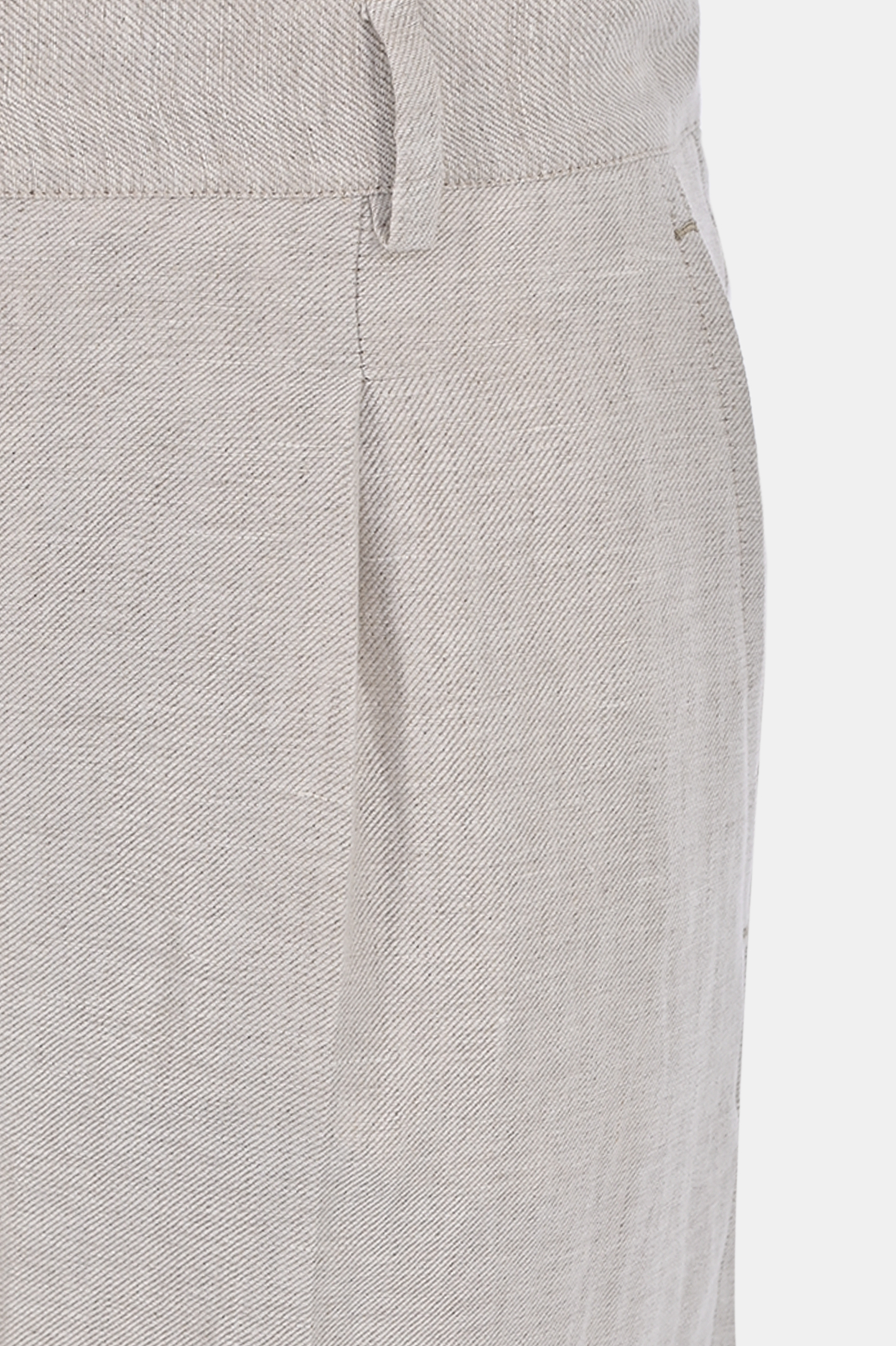 Льняные брюки со стрелками KITON D55113H084420, цвет: Светло-бежевый, Женский