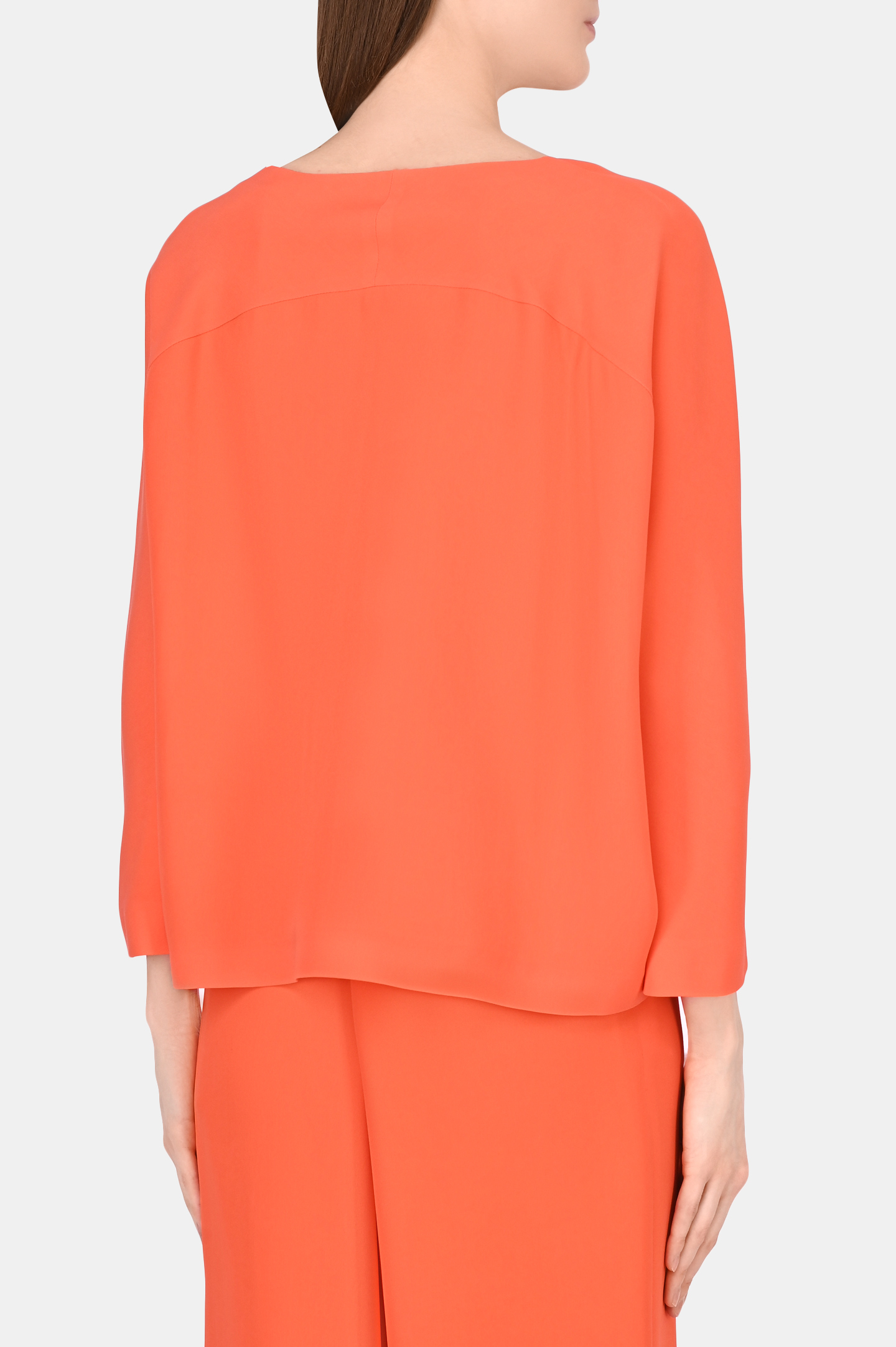 Блуза VALENTINO PAP XB3AE2B51MM, цвет: Оранжевый, Женский