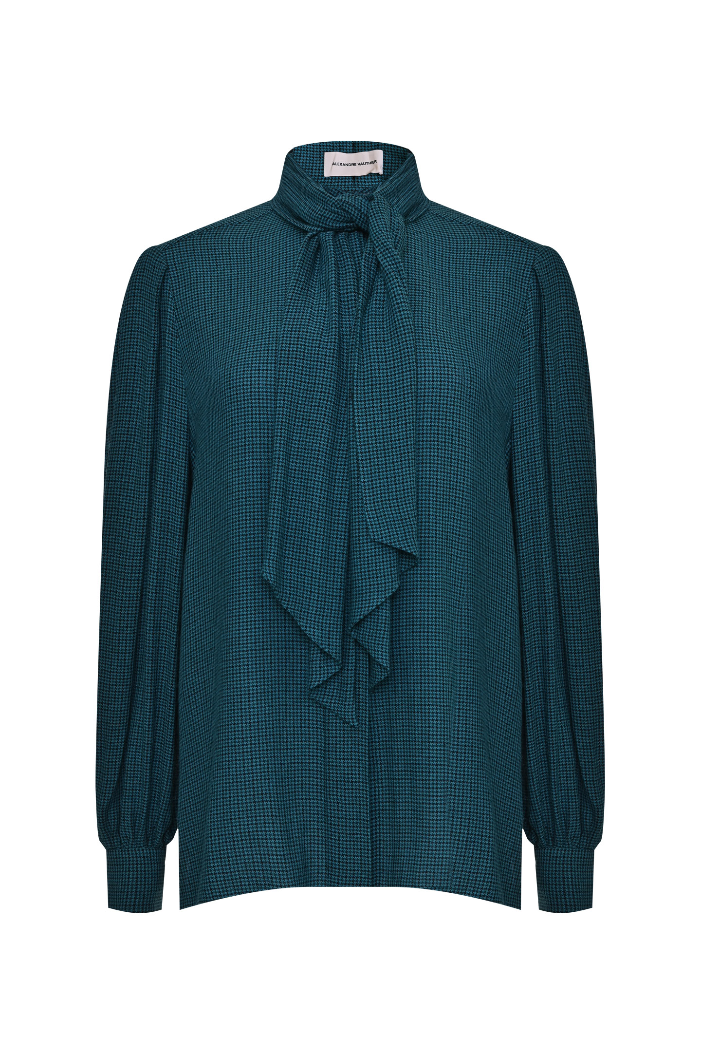 Блуза ALEXANDRE VAUTHIER 213SH1506, цвет: Бирюзовый, Женский